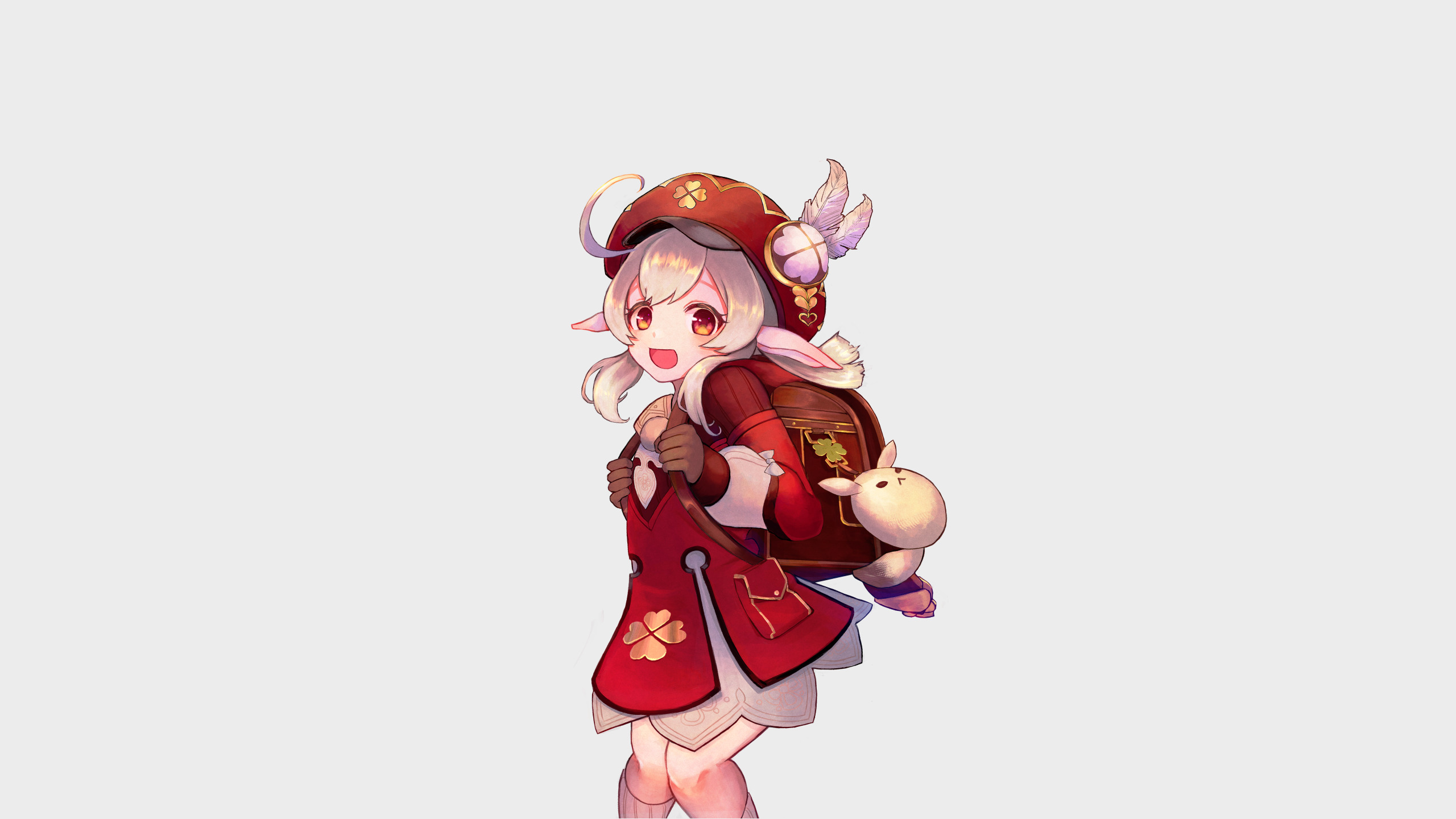 Klee from Genshin Impact with Backpack HD Wallpaper