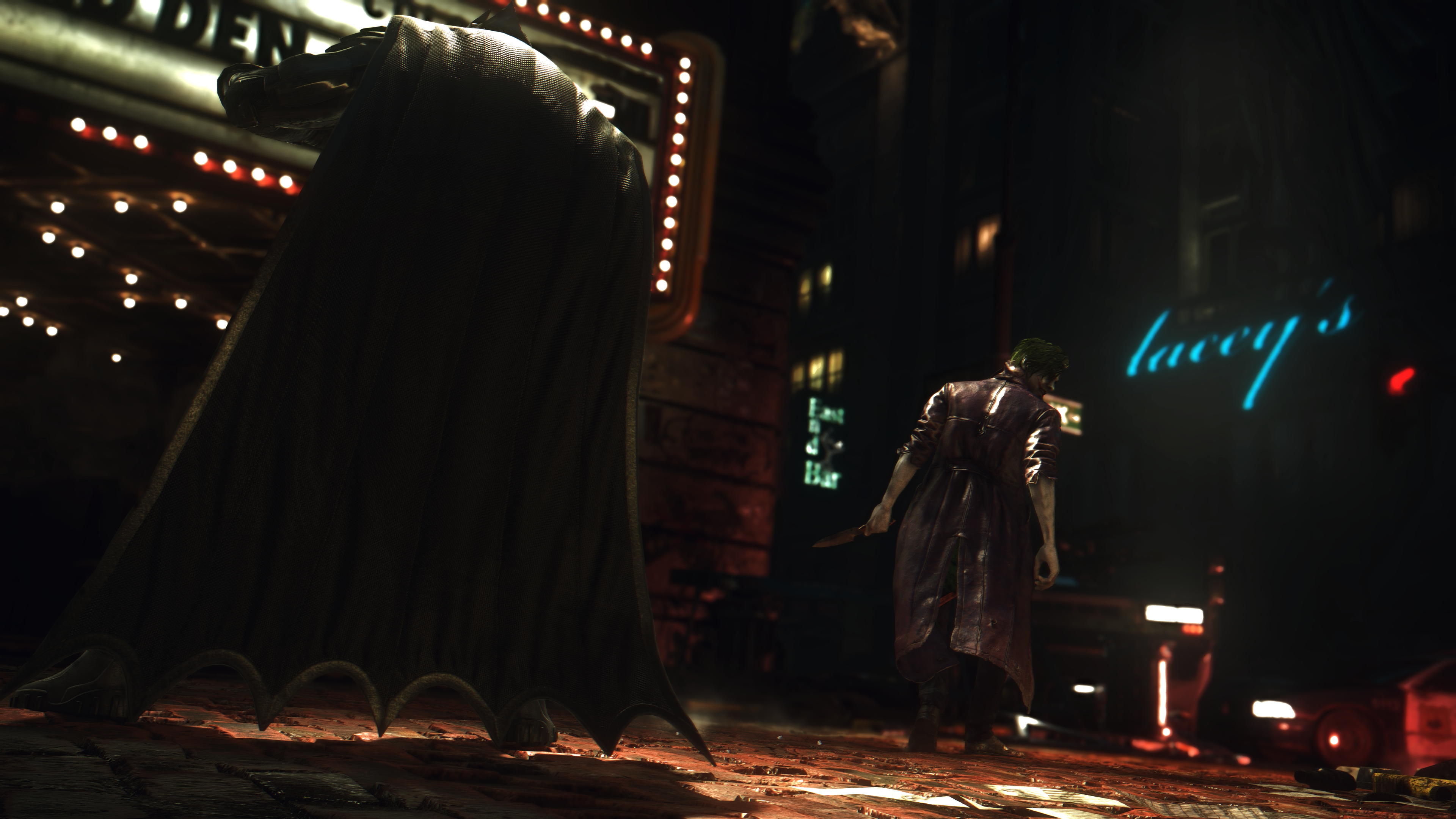 Batman and Joker from DC Comics Injustice 2 HD Wallpaper