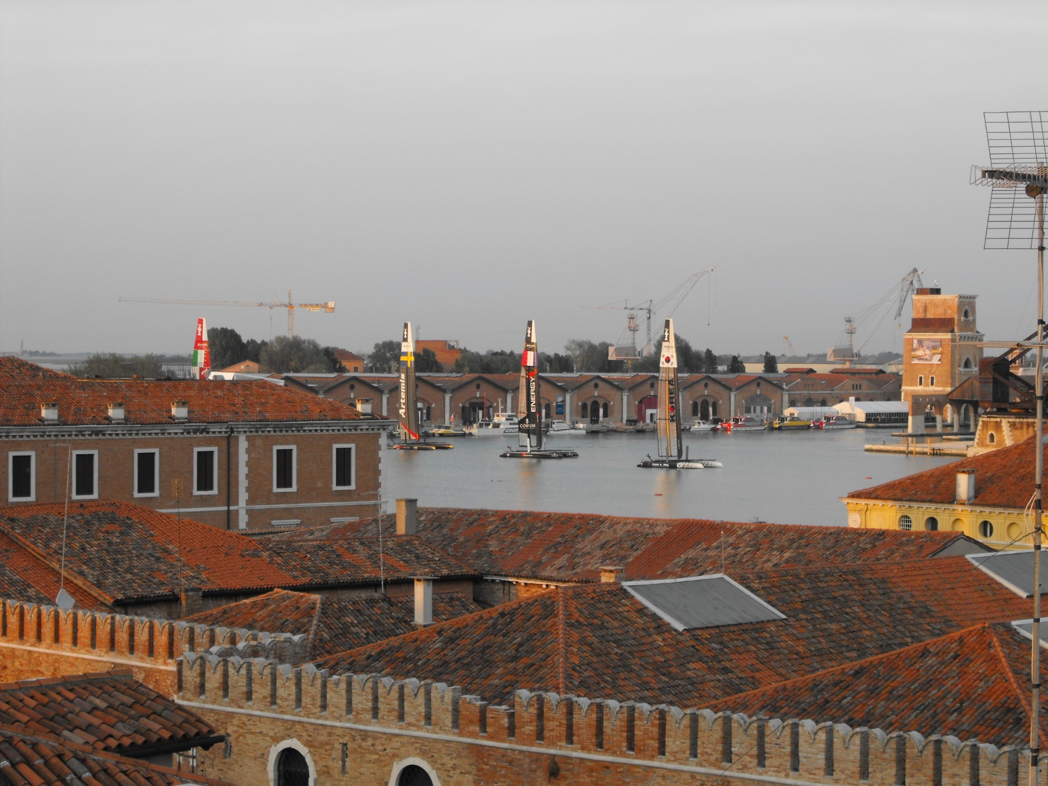 Sailboats in Venice, Italy HD Wallpaper