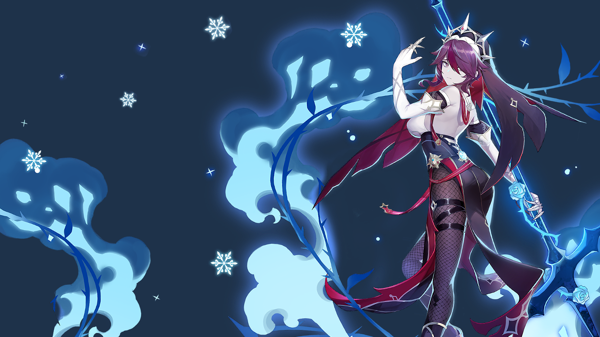Rosaria from Genshin Impact HD Wallpaper