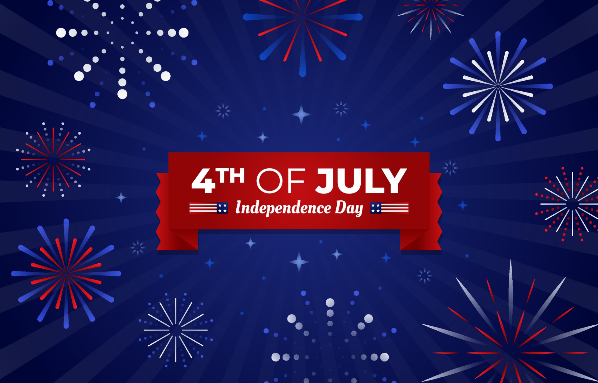 4th of July Independence Day Fireworks HD Wallpaper