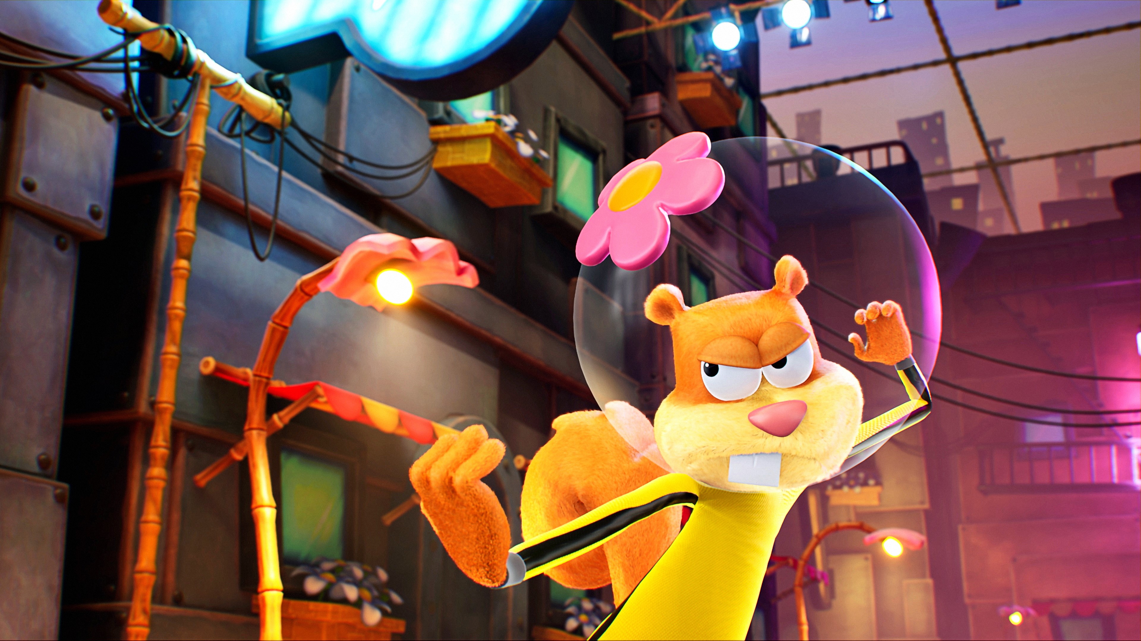 Sandy Cheeks from SpongeBob SquarePants in 4K HD Wallpaper
