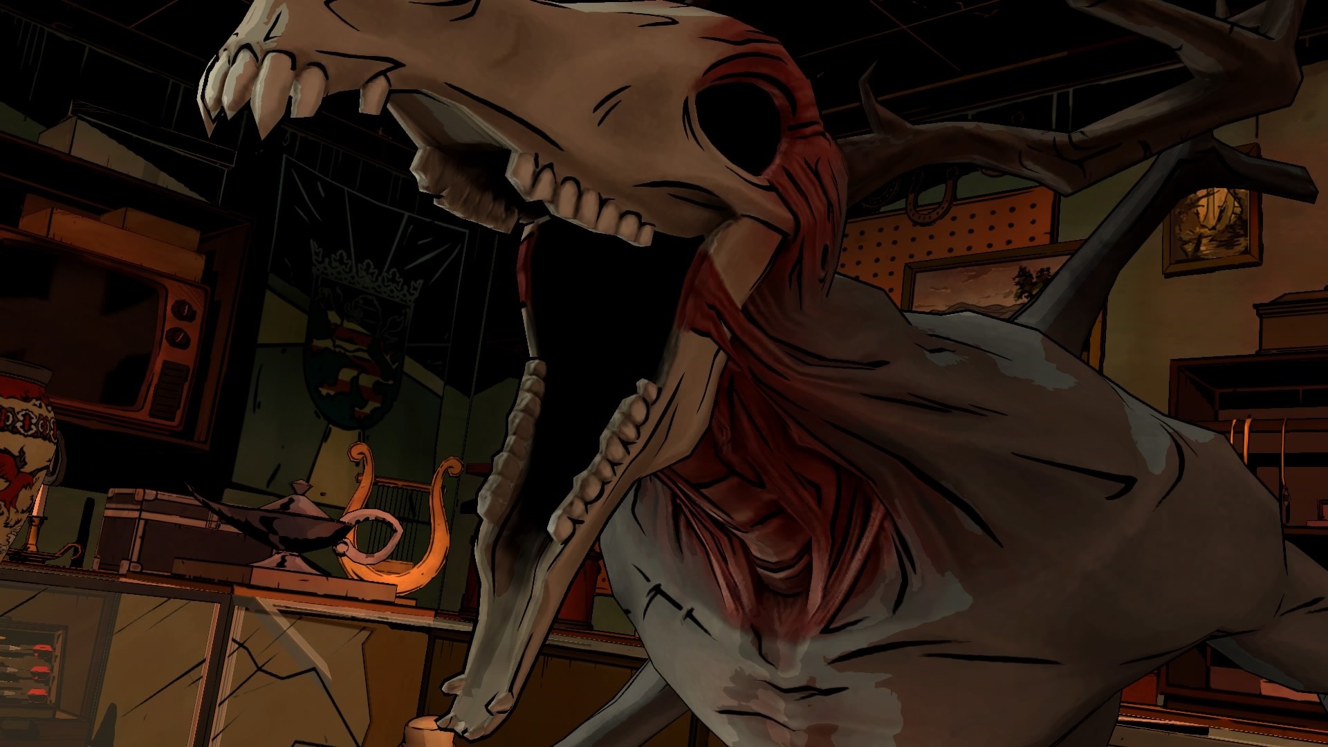 The Wolf Among Us Bigby Wolf monster form HD Wallpaper