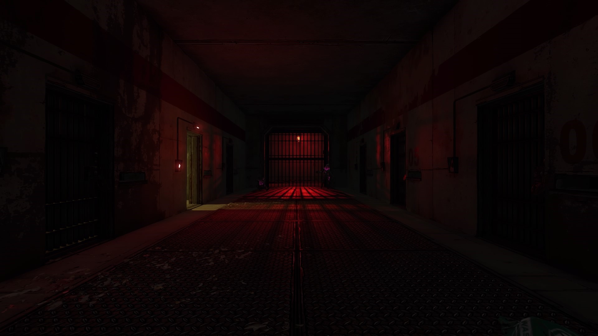 Borderlands 3 hallway with red lighting HD Wallpaper