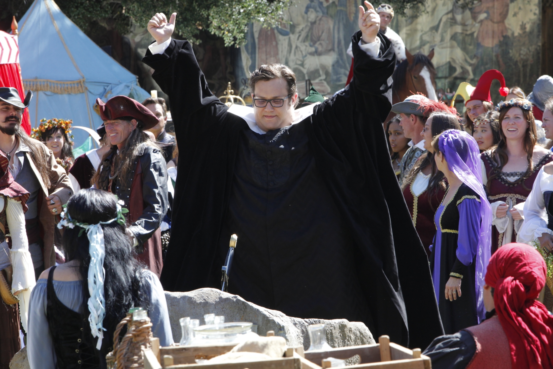 Ari Stidham as Sylvester Dodd at Renaissance Faire HD Wallpaper