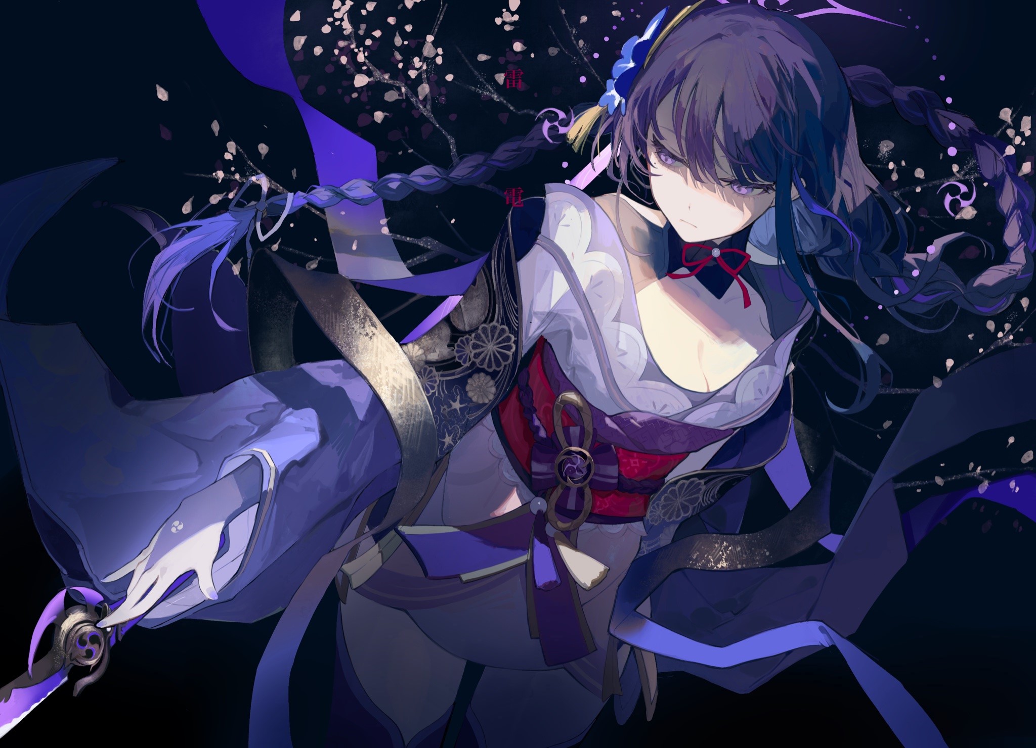 Raiden Shogun from Genshin Impact HD Wallpaper