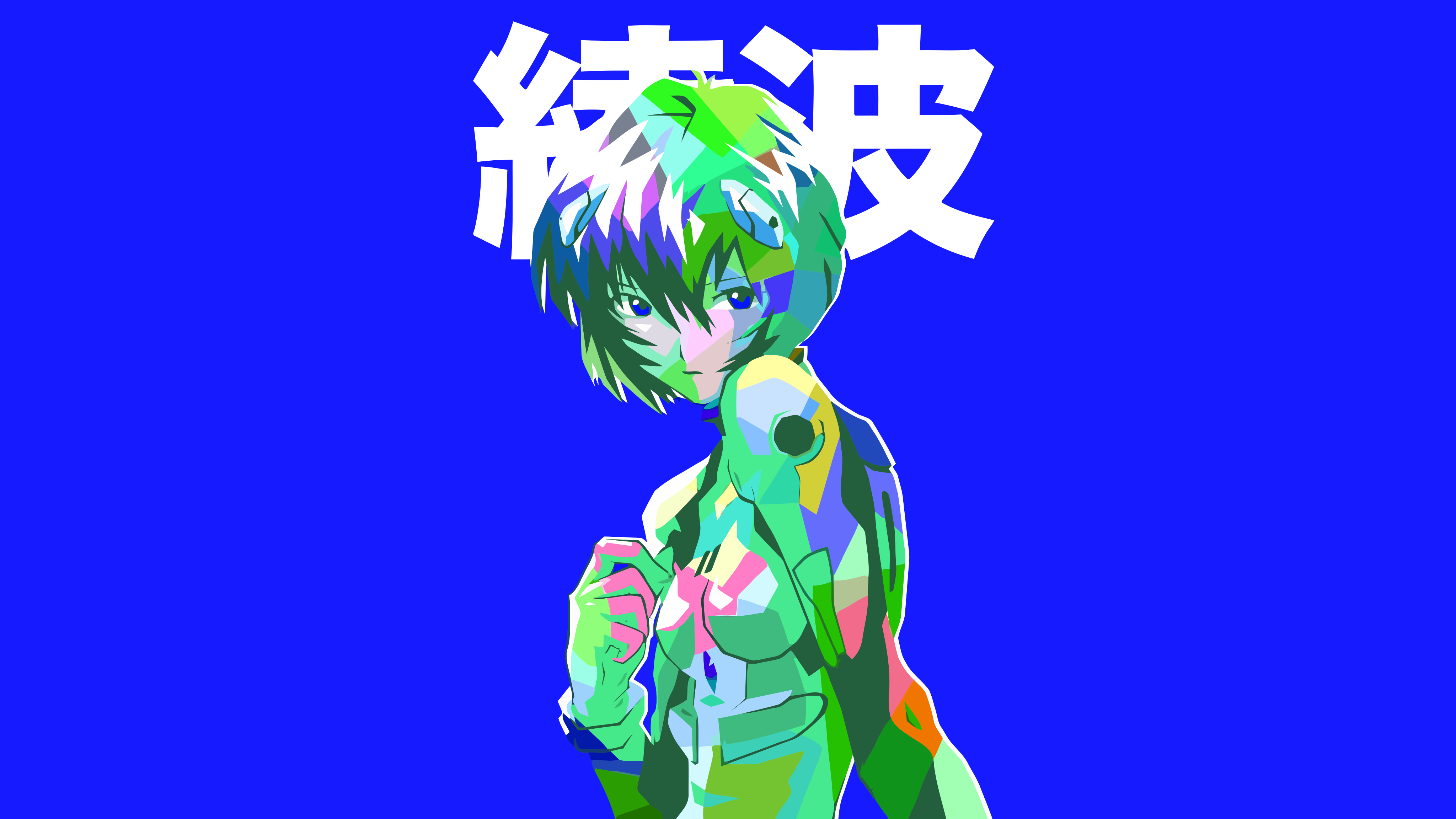 4K Rei Ayanami from Neon Genesis Evangelion HD Wallpaper