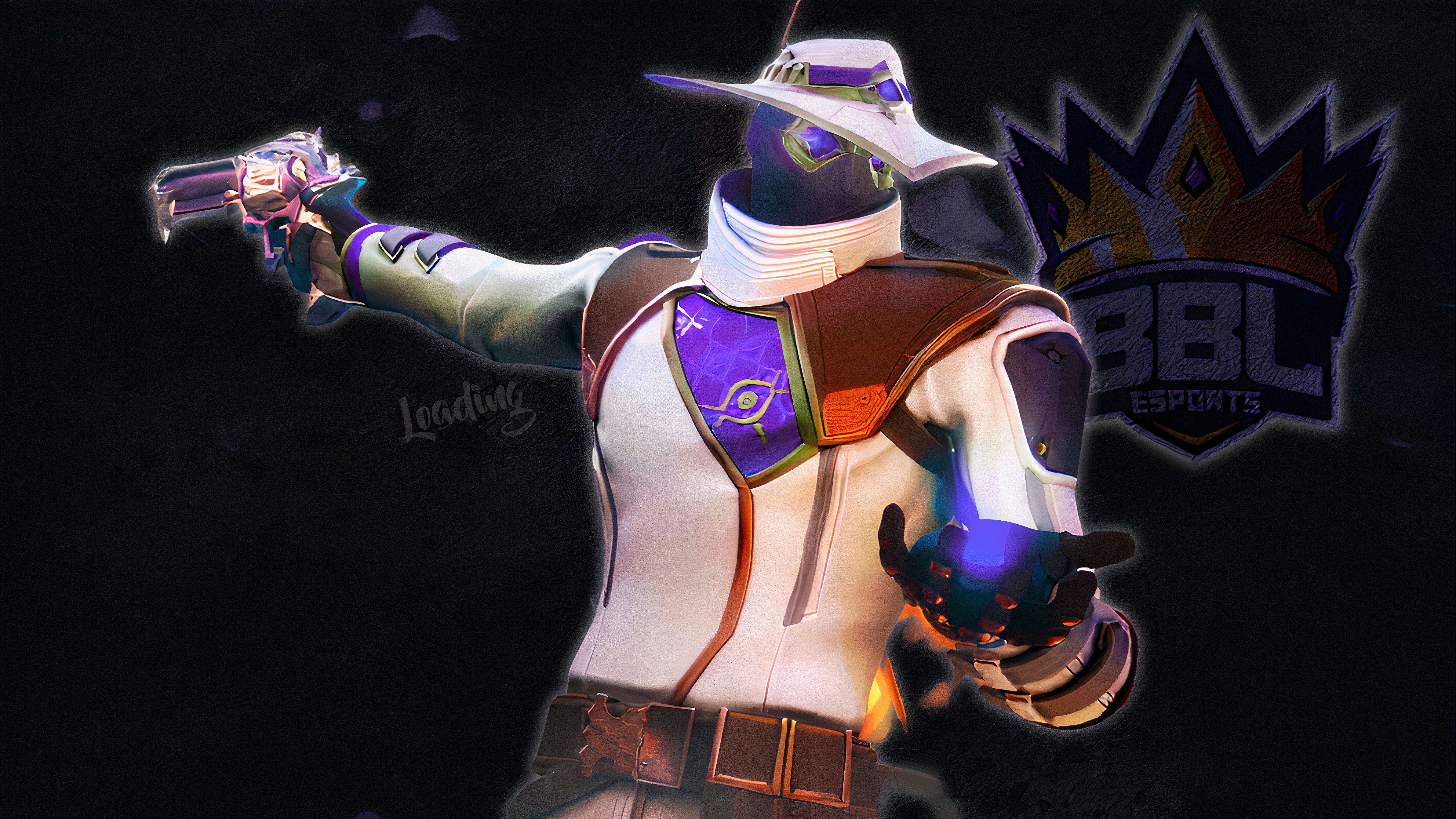 Cypher from Valorant with BBL Esports logo HD Wallpaper