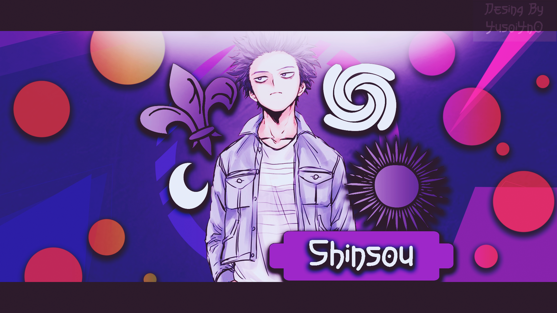 Hitoshi Shinso from Boku no Hero Academia HD Wallpaper