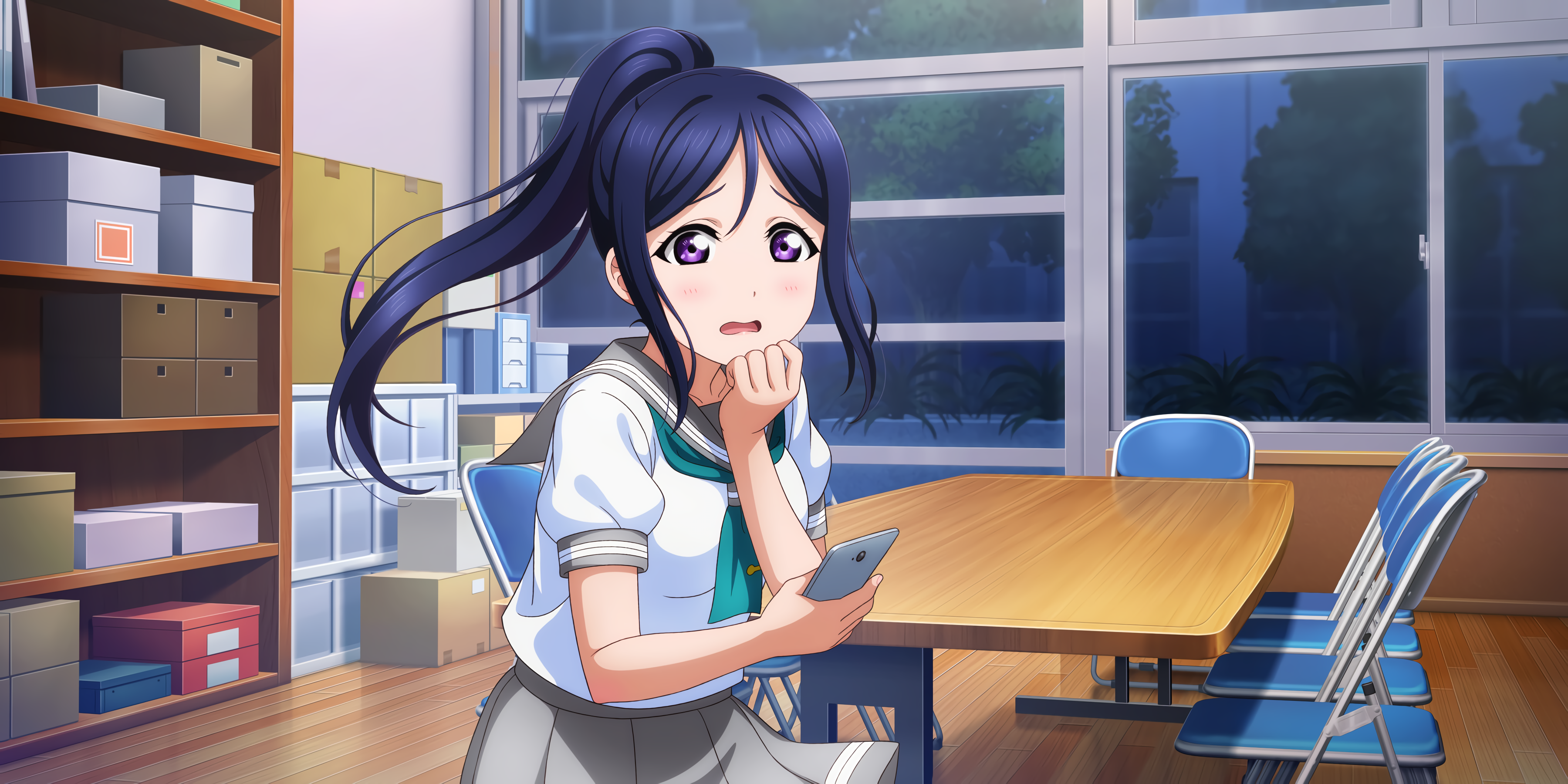 Matsuura Kanan from Love Live! Sunshine!! HD Wallpaper