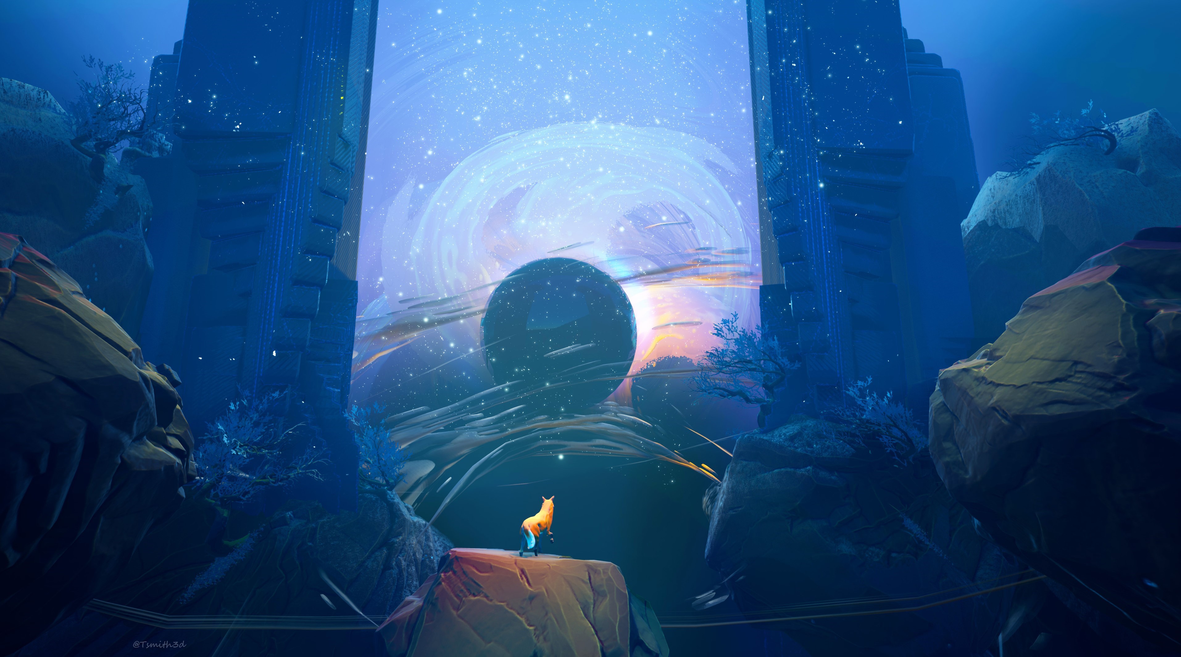 Fantasy artwork by Tyler Smith HD Wallpaper