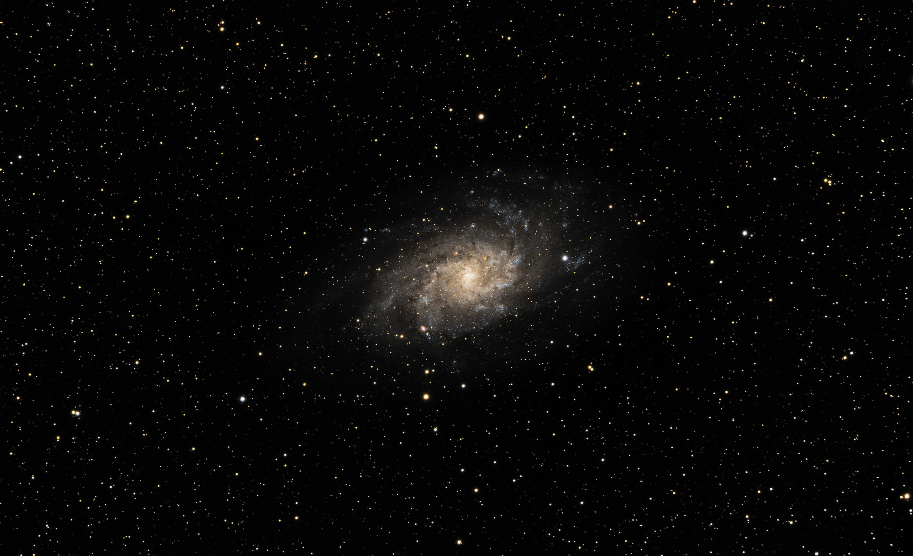 Galaxy in deep space with stars HD Wallpaper