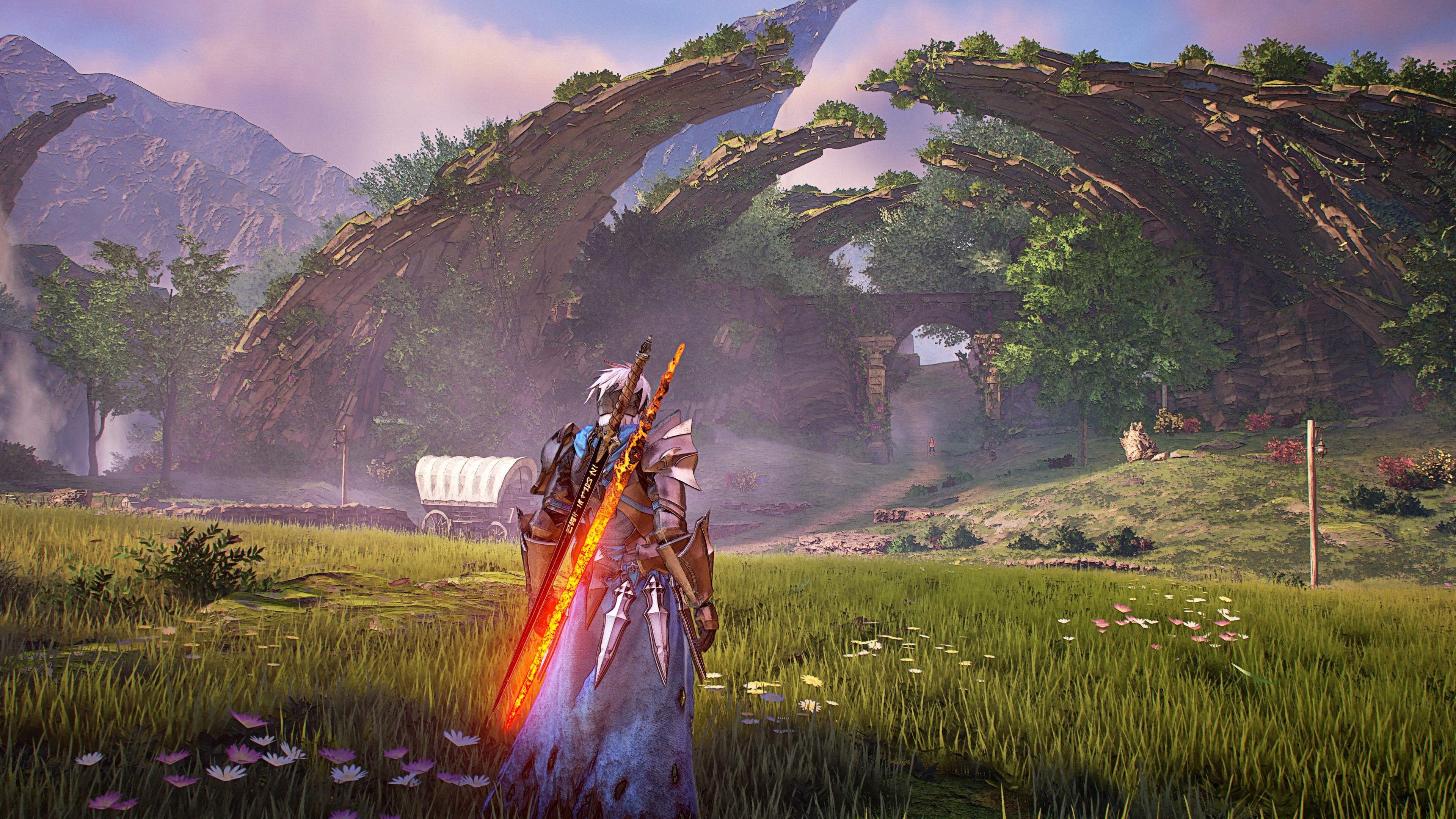 Alphen from Tales of Arise in a grassy landscape HD Wallpaper