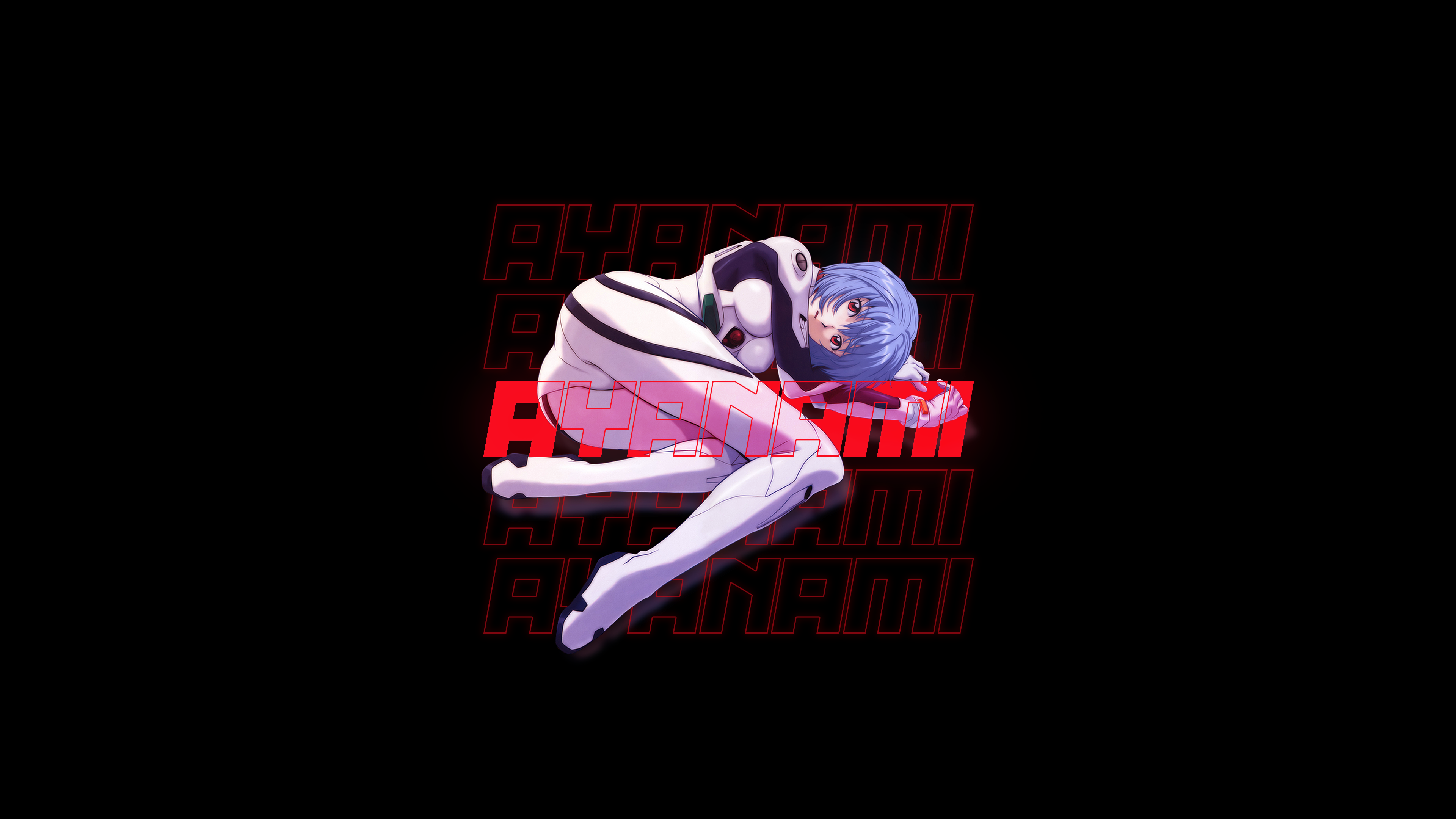 4K Rei Ayanami from Neon Genesis Evangelion HD Wallpaper