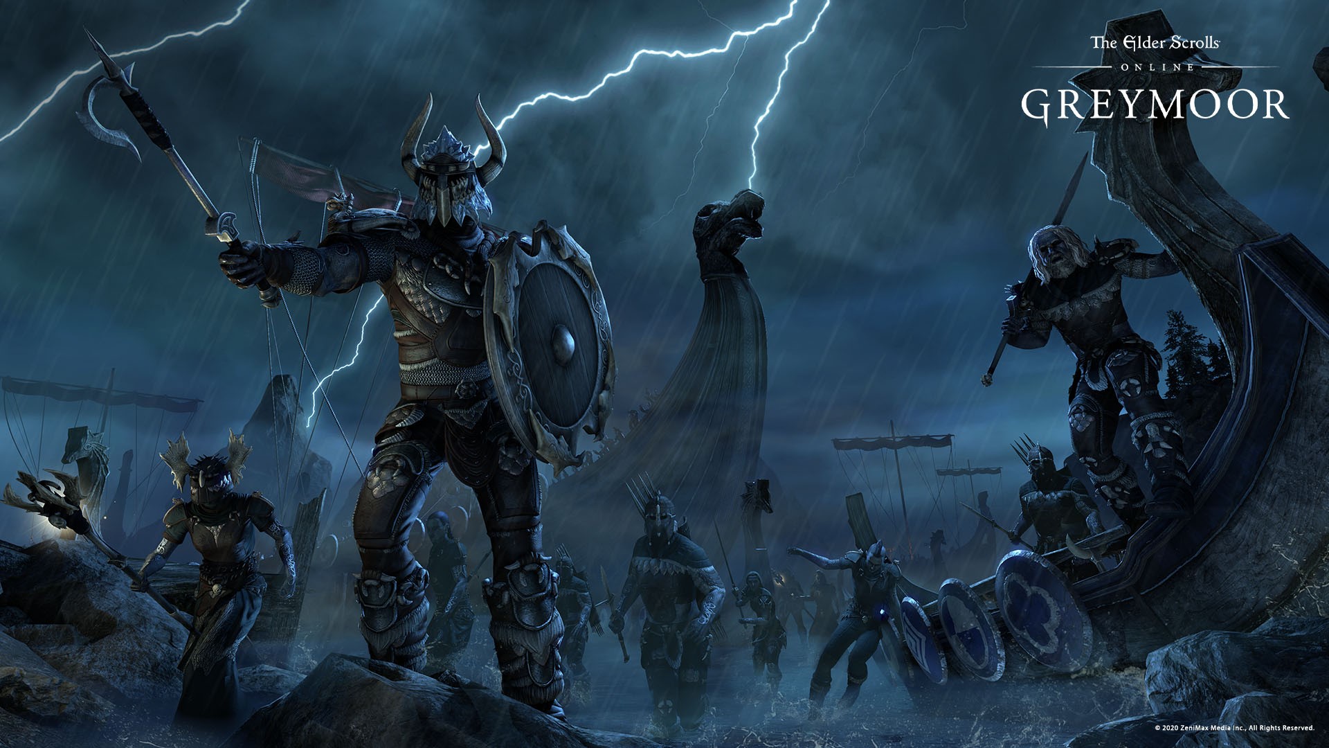 The Elder Scrolls Online: Greymoor Viking Invasion HD Wallpaper