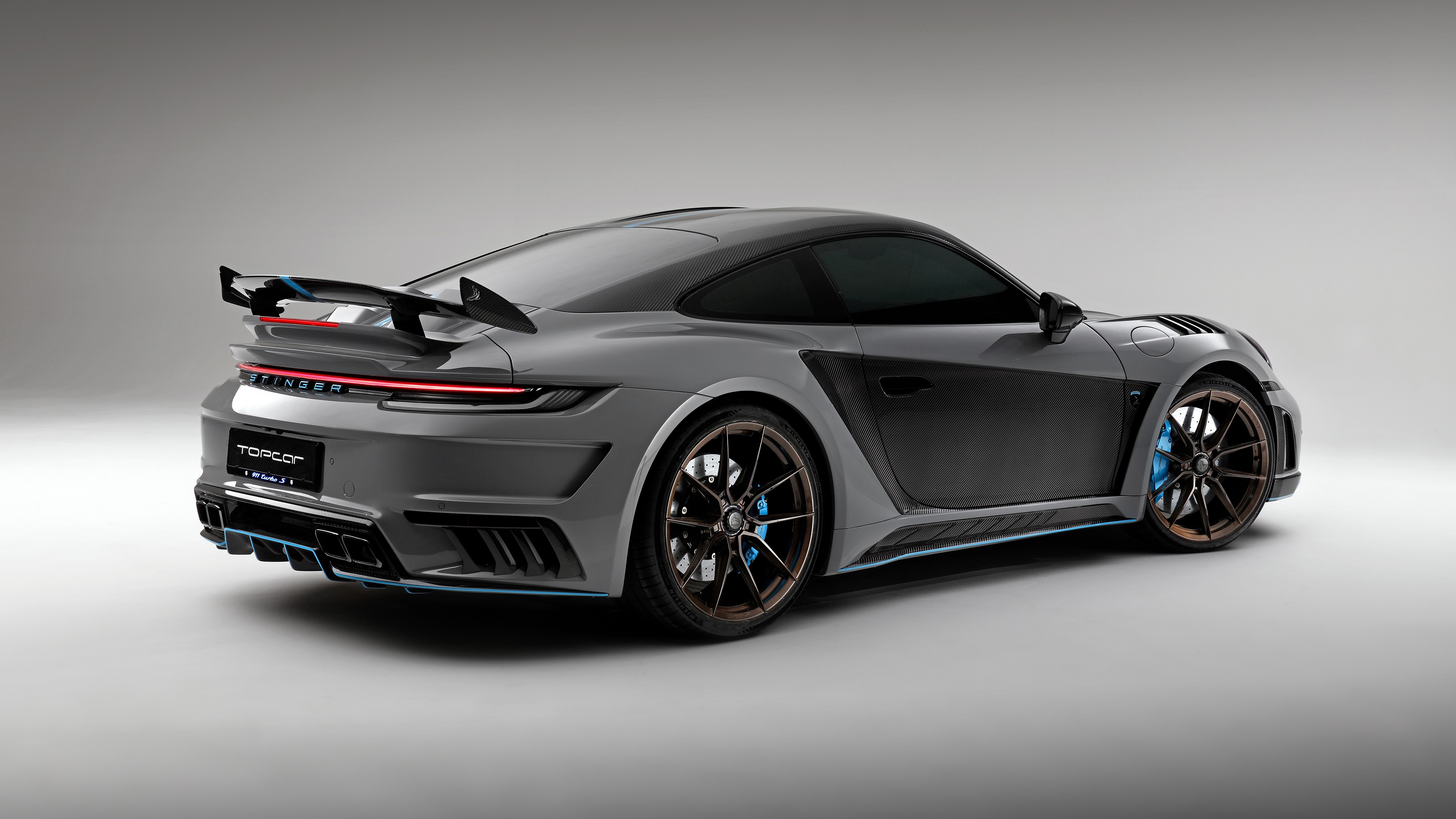 4K, vehicle, Porsche 992, Porsche 911, TopCar, grey cars, car, sports car, Porsche HD Wallpaper