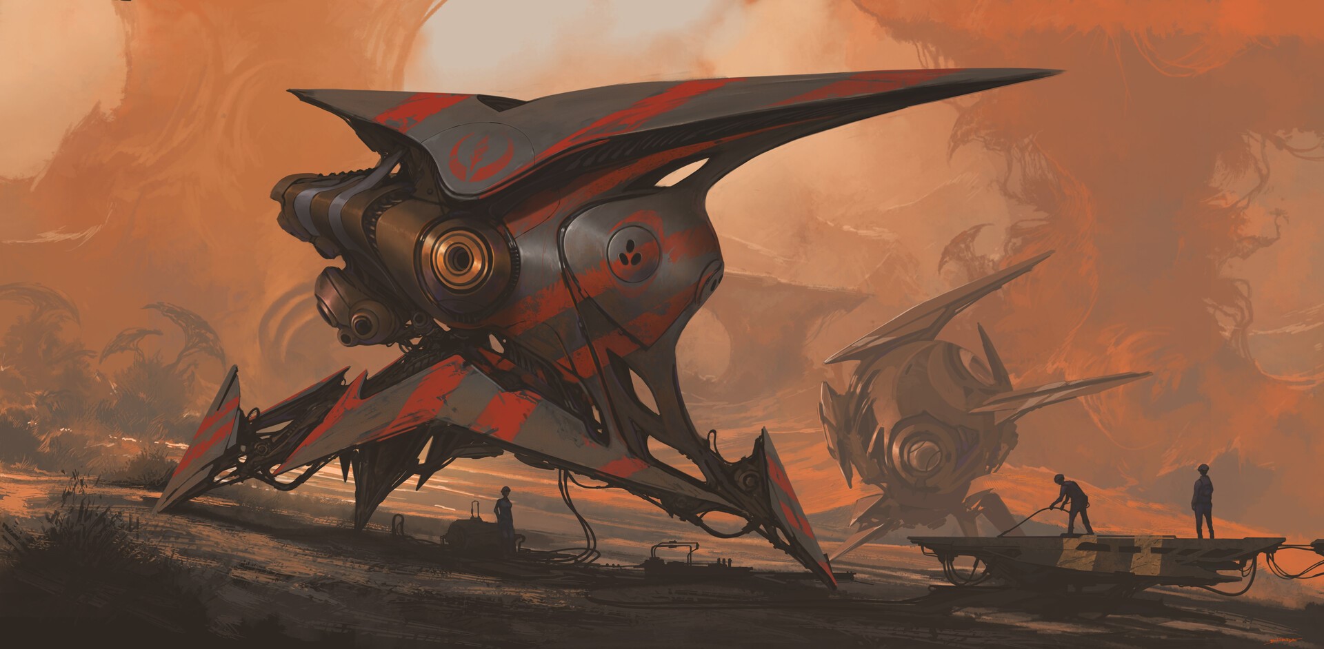 artwork, science fiction, digital art, futuristic HD Wallpaper