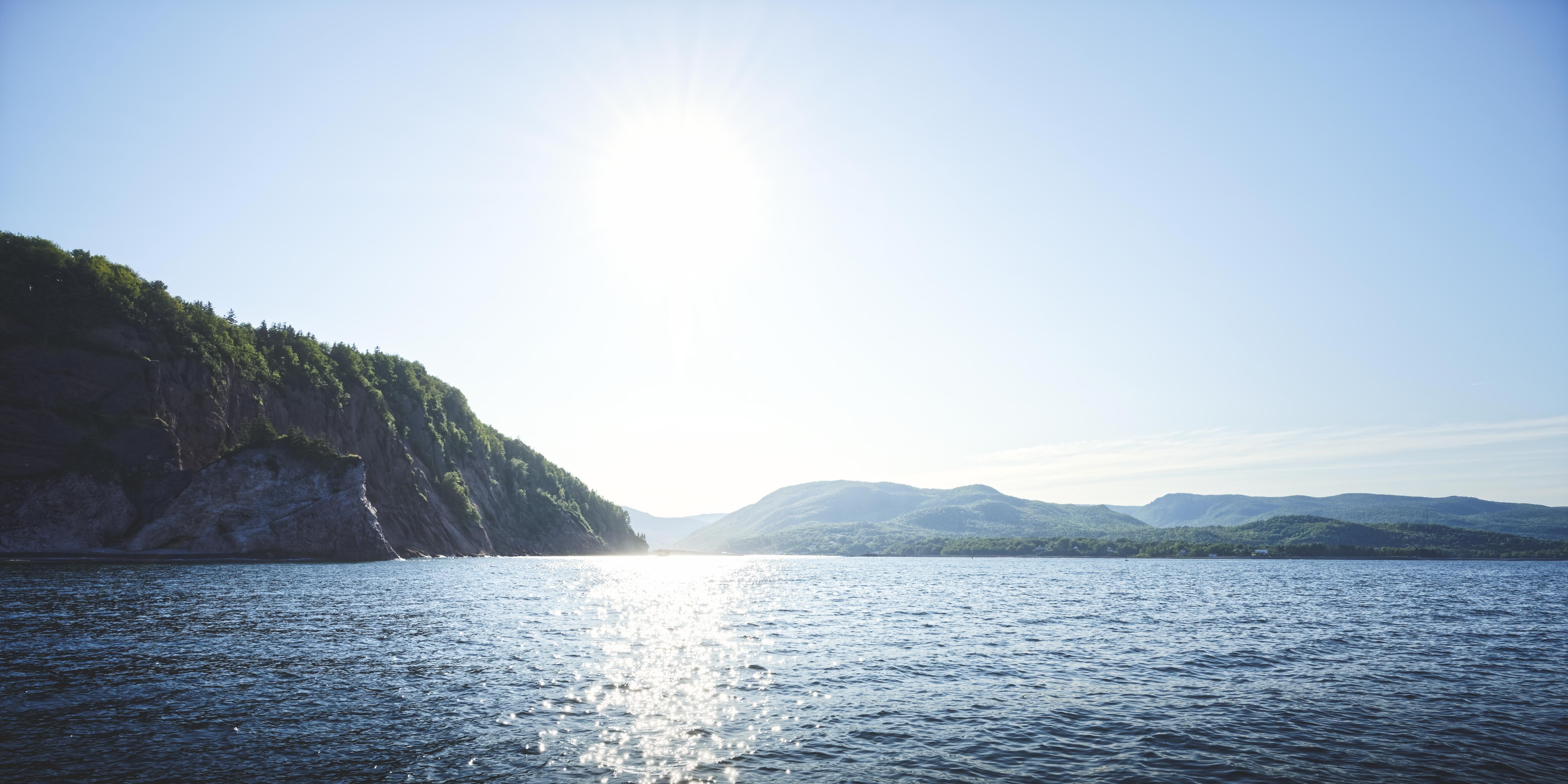 4K, landscape, nature, Canada, ocean view HD Wallpaper