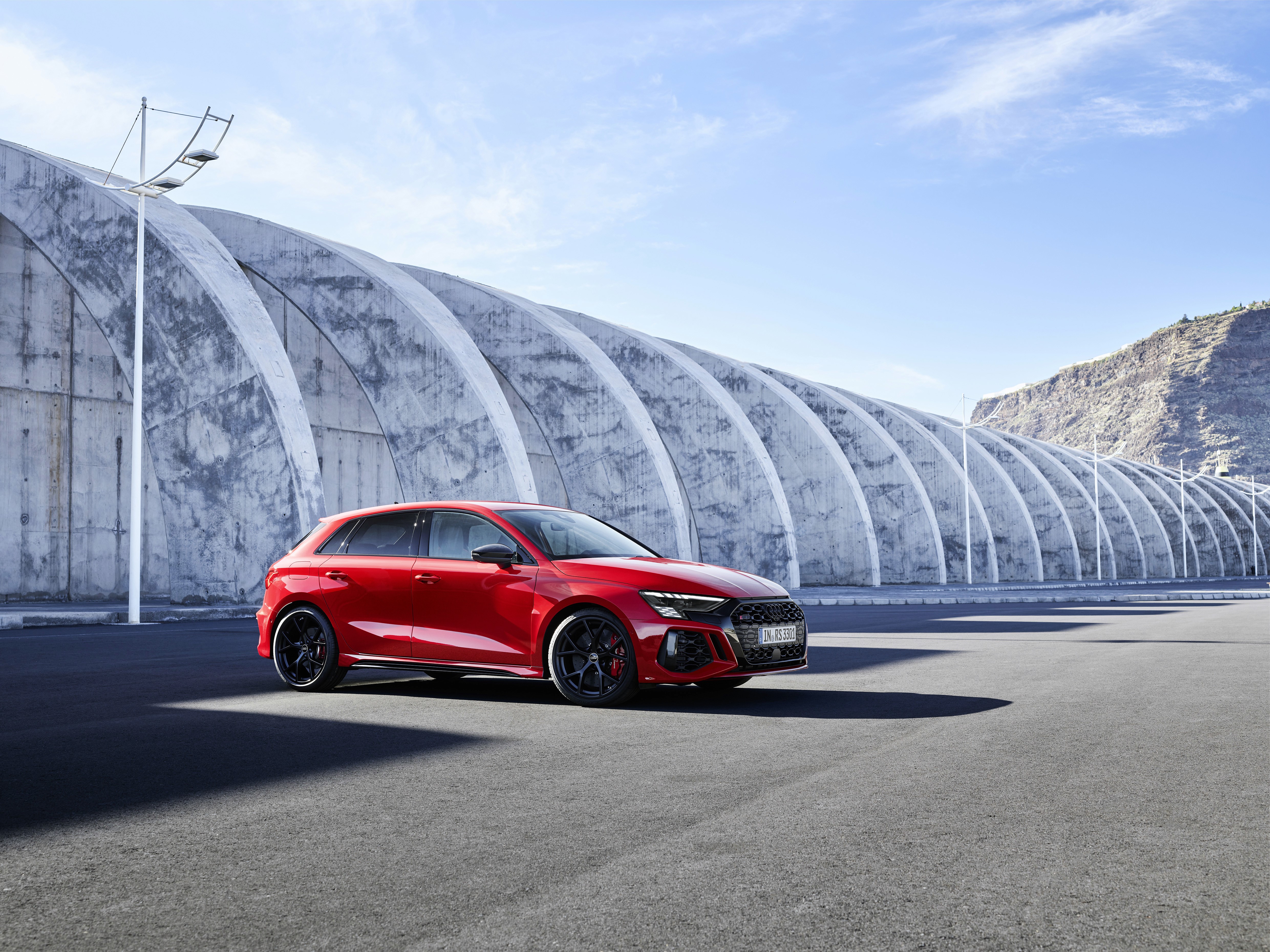 4K, Audi RS3, car, German cars, Audi, sports car, hatchbacks HD Wallpaper