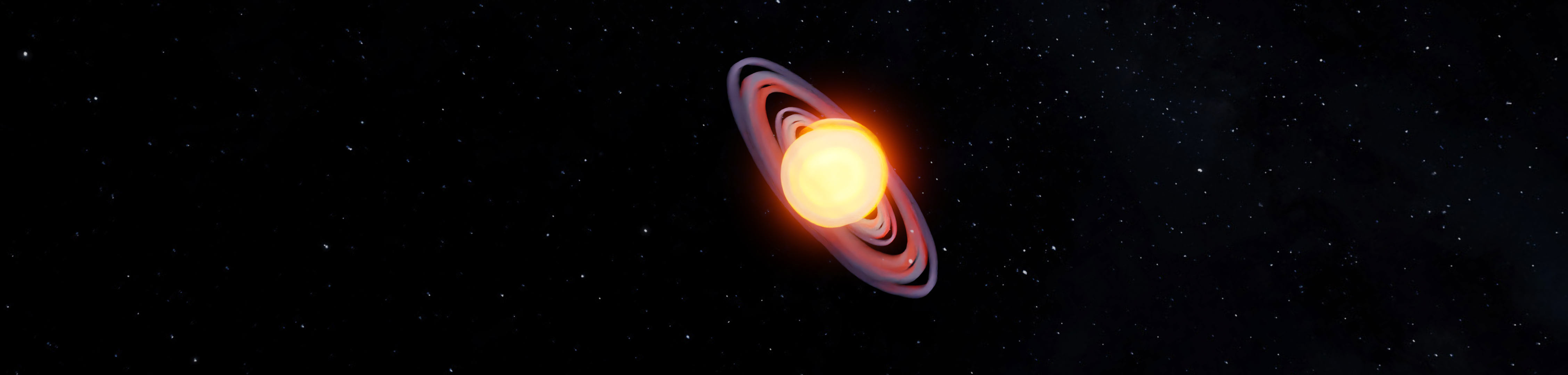4K, stars, 3D graphics, 3D Abstract, Gas giant, abstract, Blender, space, digital art HD Wallpaper