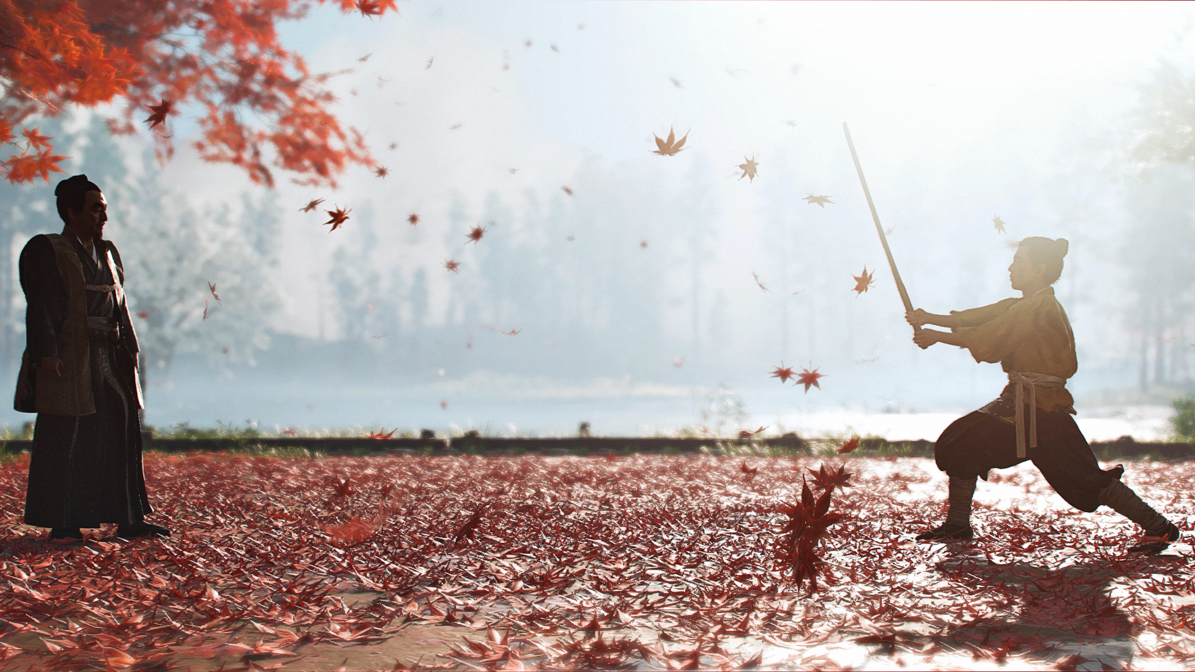 4K, Jin Sakai, Ghost of Tsushima, Sucker Punch, 4K HD Wallpaper