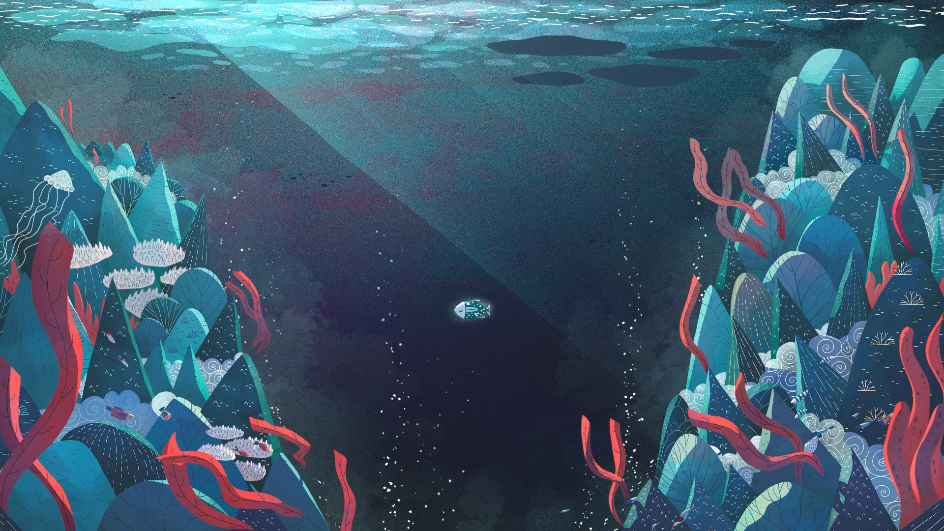 Tristan Gion, sea, underwater, coral, fish, water, coral reef HD Wallpaper