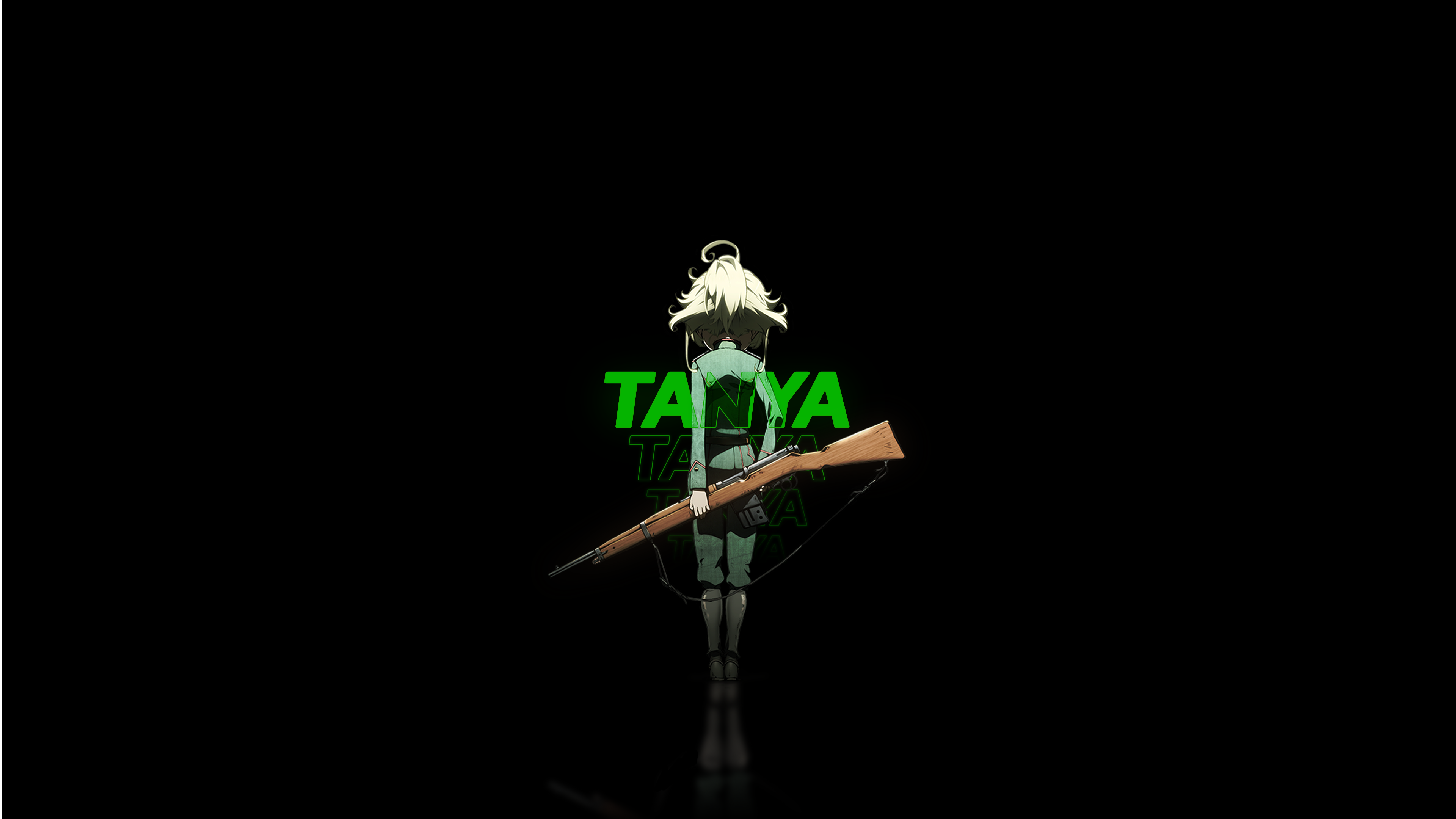 4K, Youjo Senki, anime girls, Tanya Degurechaff HD Wallpaper