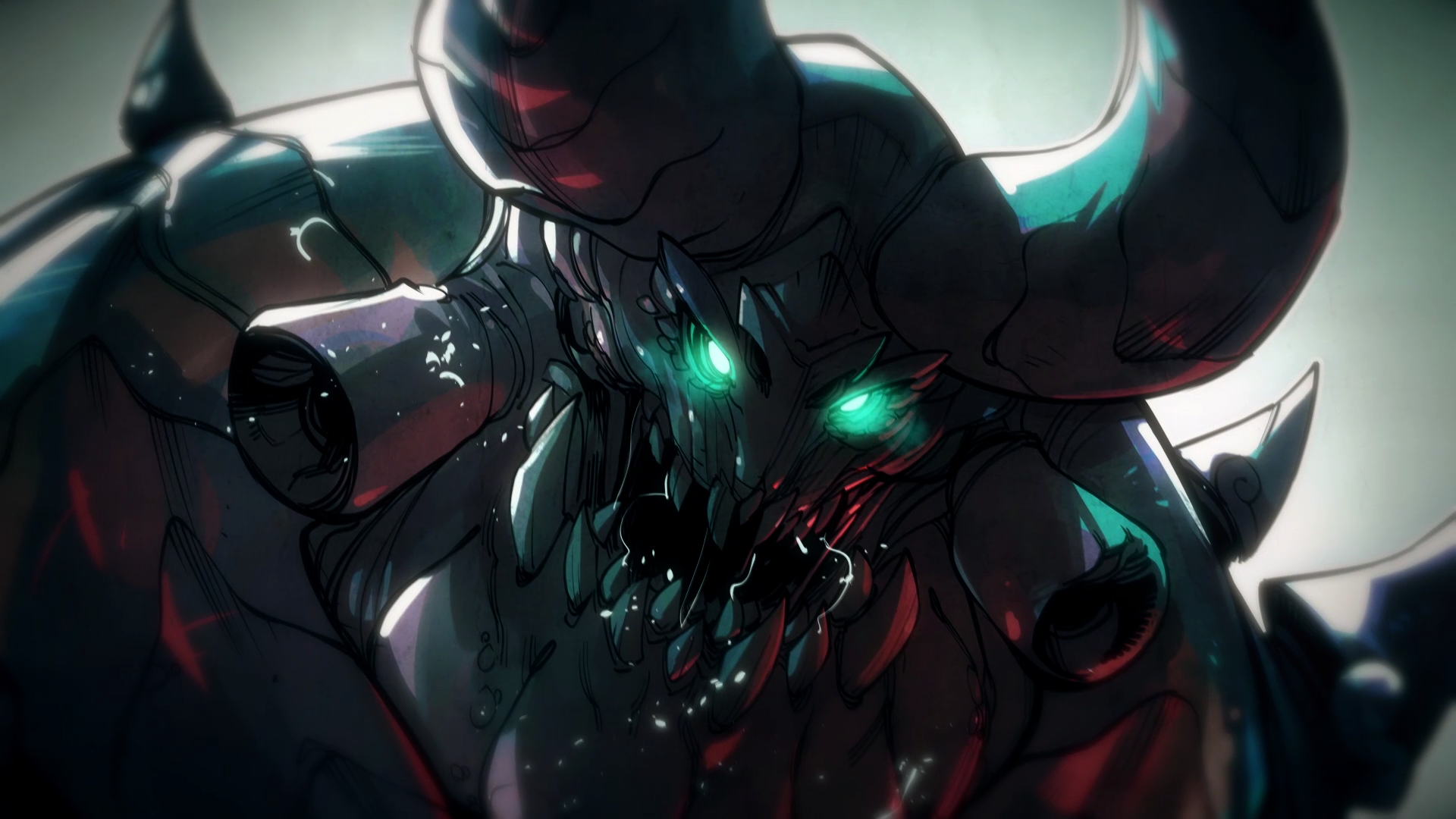 demon, artwork, Dagon, creature, 2D, video games, Darksiders Genesis HD Wallpaper