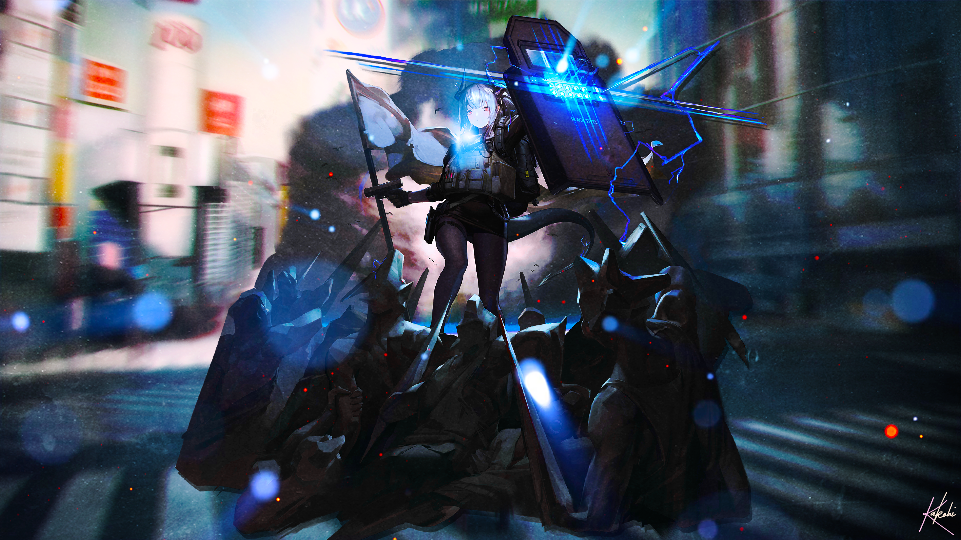 anime, Arknights, edit HD Wallpaper