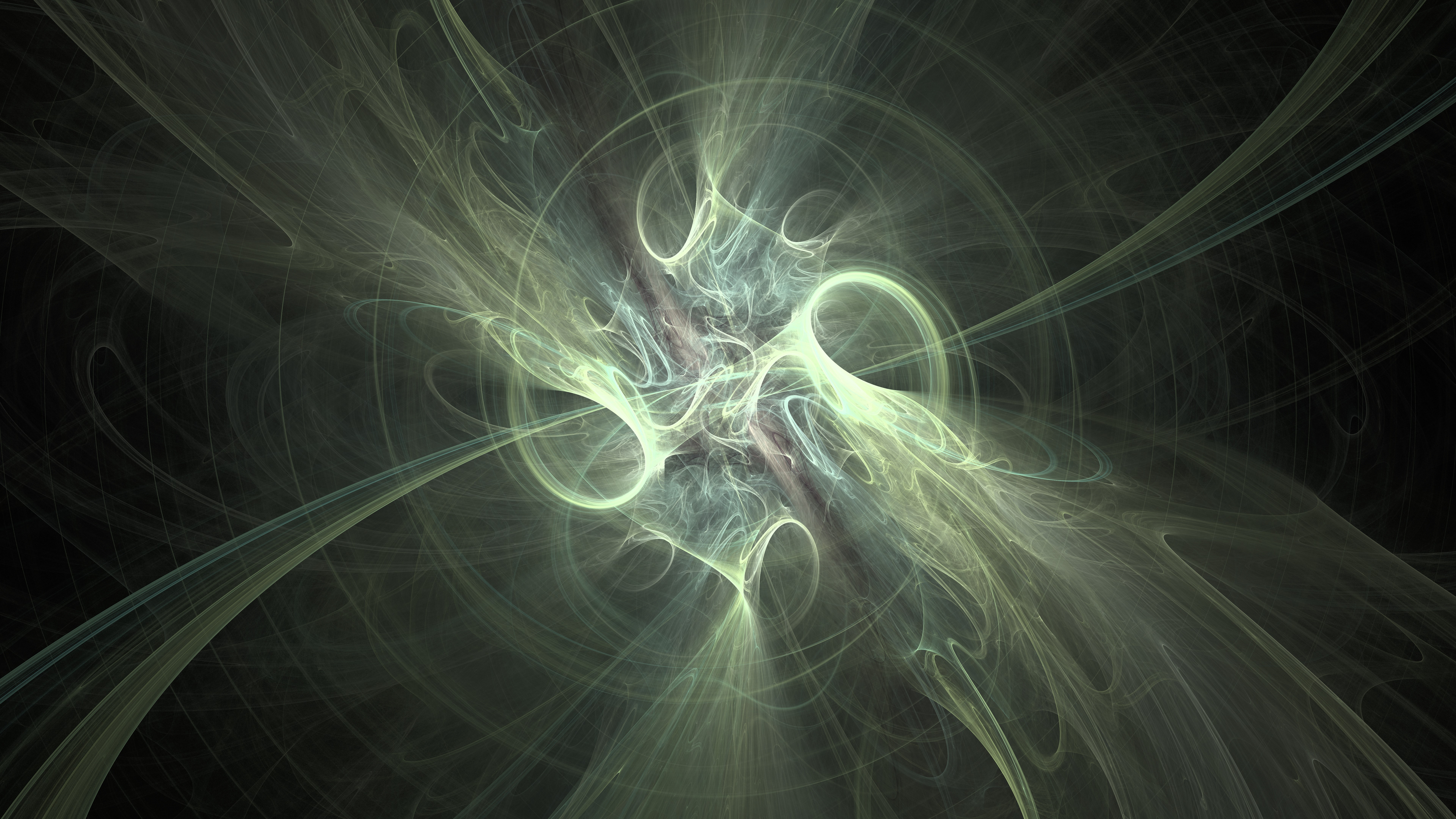 4K, bright, wide screen, pattern, fractal flame, psychedelic, abstract, fractal HD Wallpaper