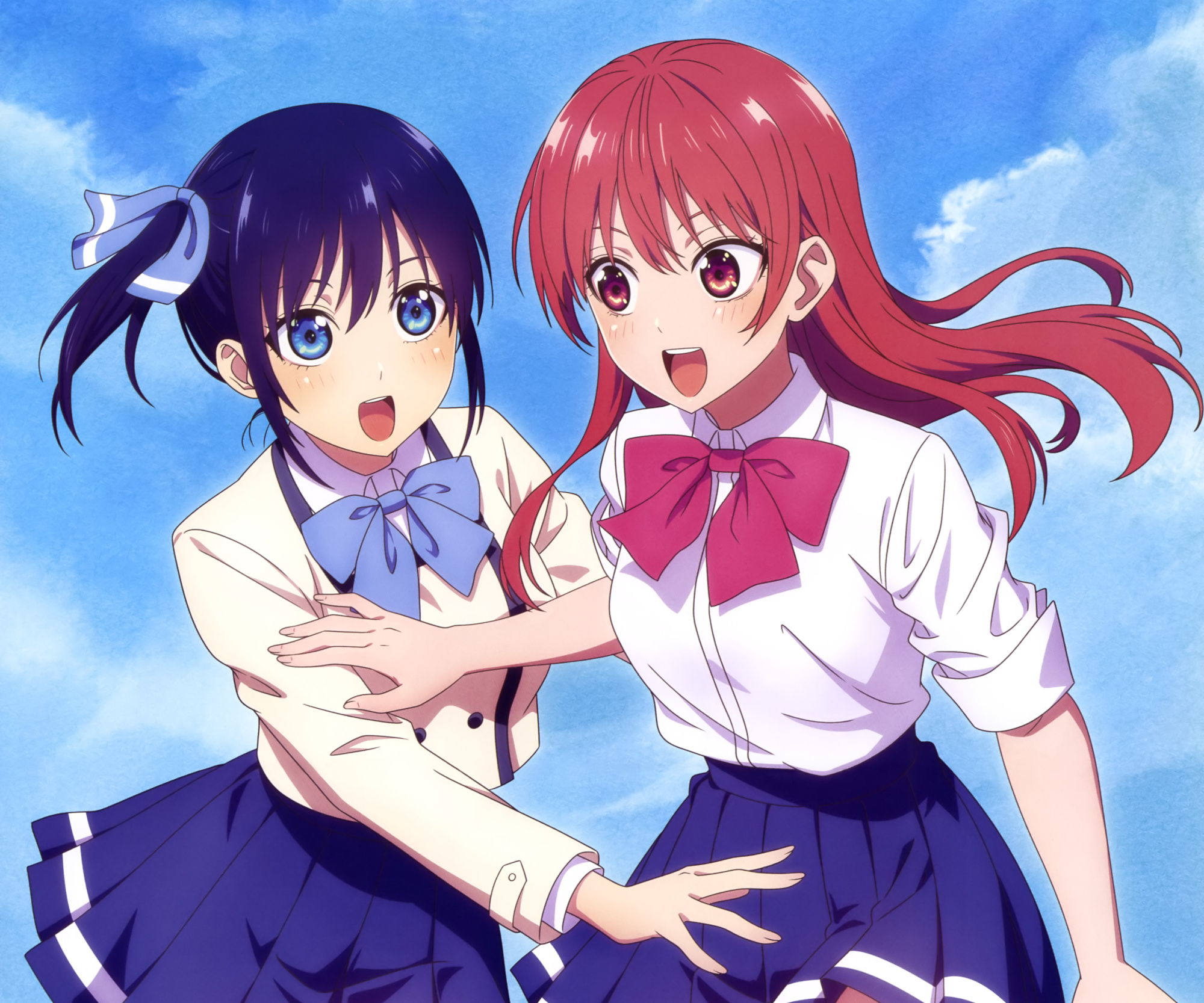 Nagisa Minase and Saki Saki HD Wallpaper
