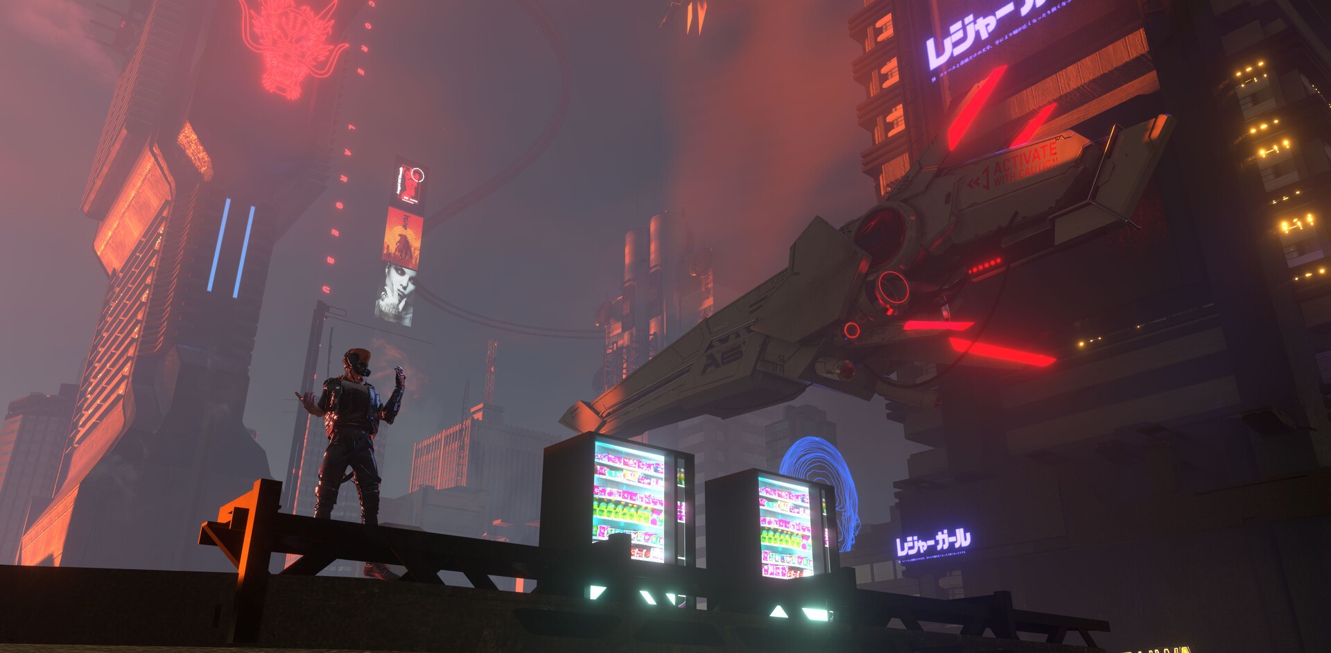 ArtStation, futuristic, futuristic city, artwork, Zhuang Bear, cyberpunk, digital art HD Wallpaper