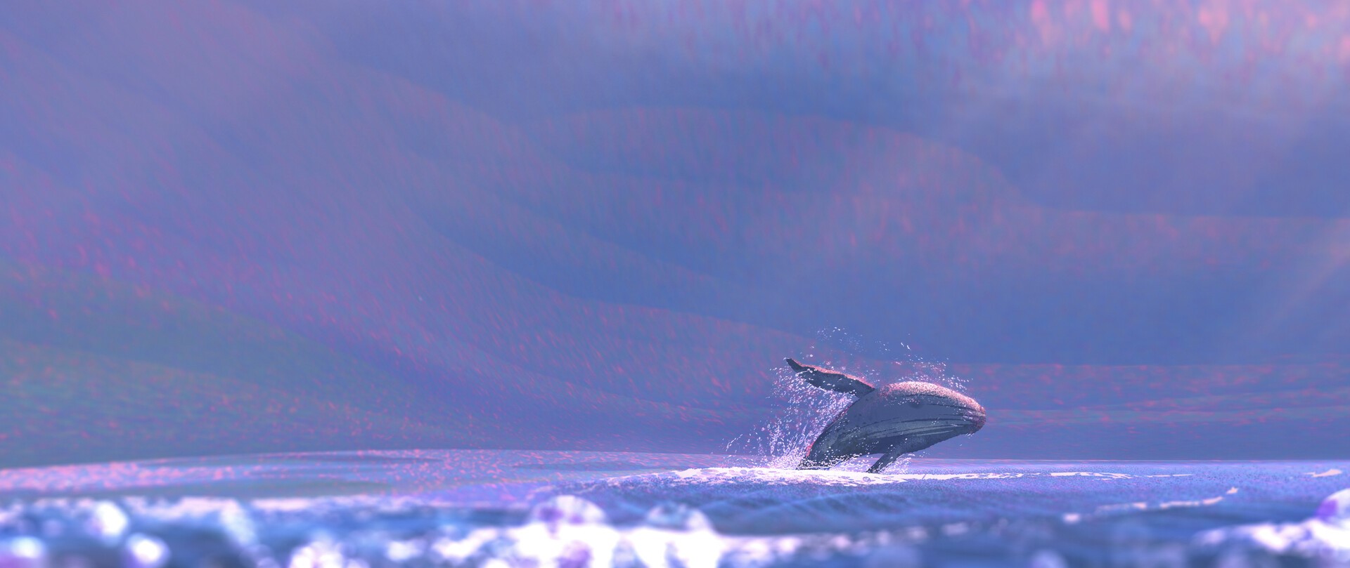 jumping, Gabriel Gomez, whale, animals, ArtStation, mammals, digital art HD Wallpaper