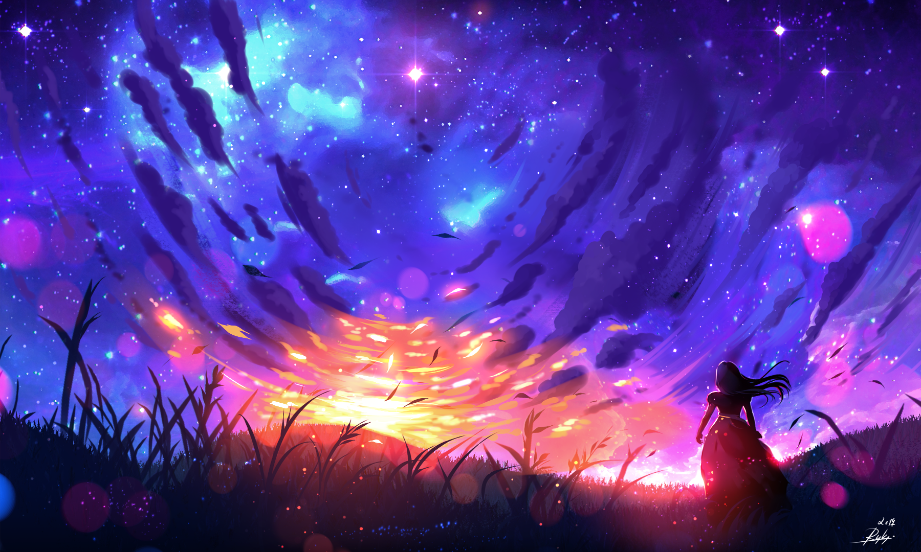 DeviantArt, ryky, sky HD Wallpaper