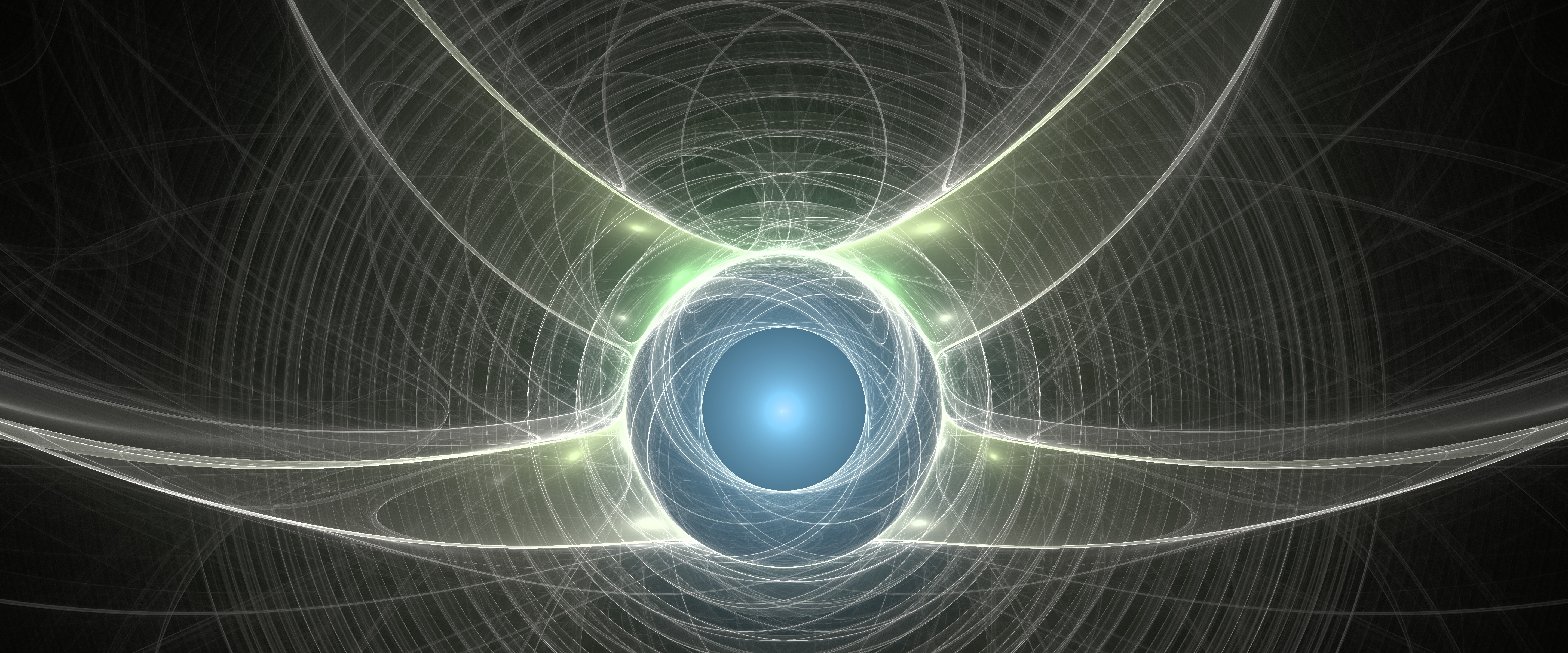 4K, space, gradient, mathematics, soft gradient, abstract, wide image, wide screen, ultrawide, symmetry, fractal flame, fractal, energy field HD Wallpaper