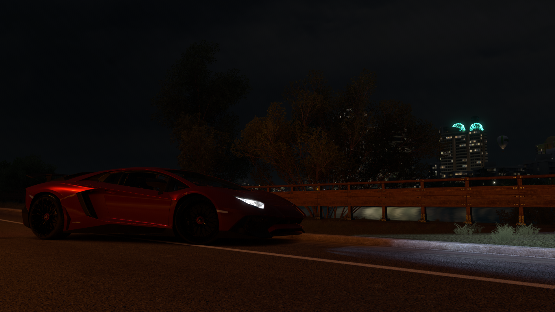 vehicle, Lamborghini Aventador, car, Lamborghini Aventador LP 770-4 SVJ, video games, Lamborghini, forza horizon 3, screen shot HD Wallpaper