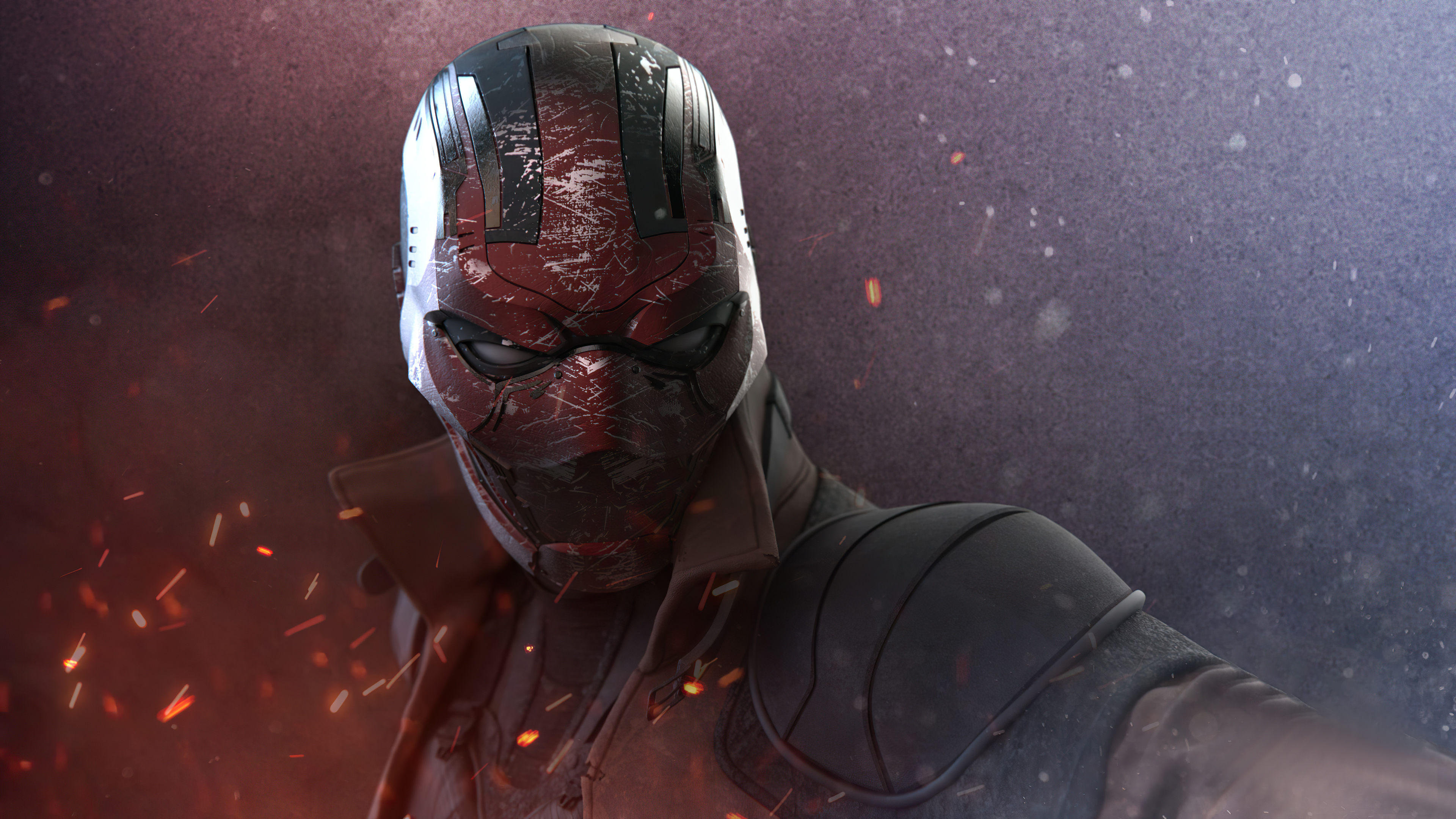 Red Hood 4K DC Comics Superhero HD Wallpaper