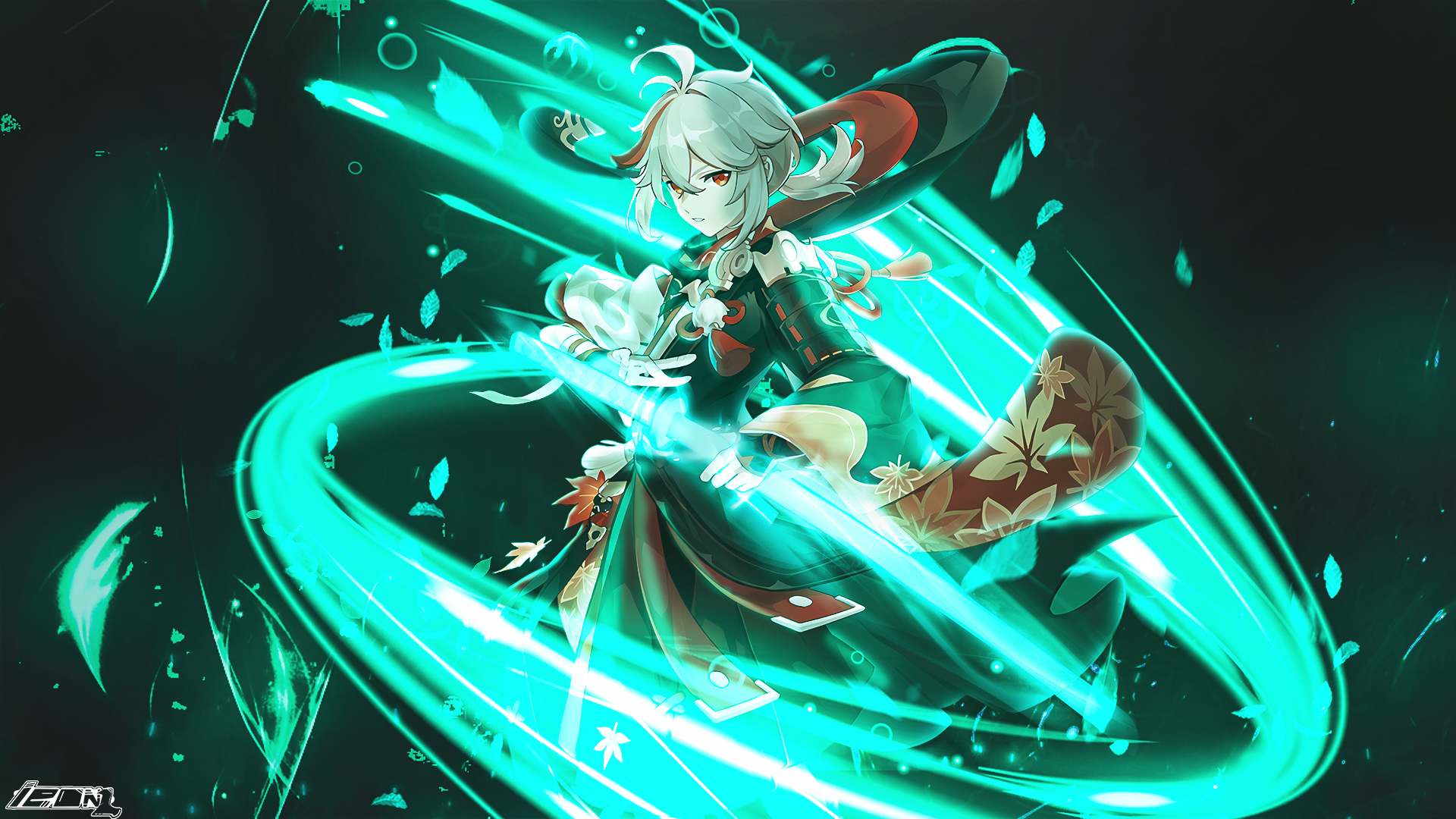 anime games, Genshin Impact, Kaedehara Kazuha(Genshin Impact), anime boys HD Wallpaper