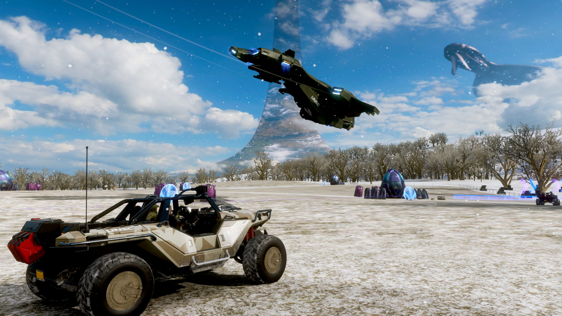 vehicle, Halo Wars, video games, screen shot HD Wallpaper