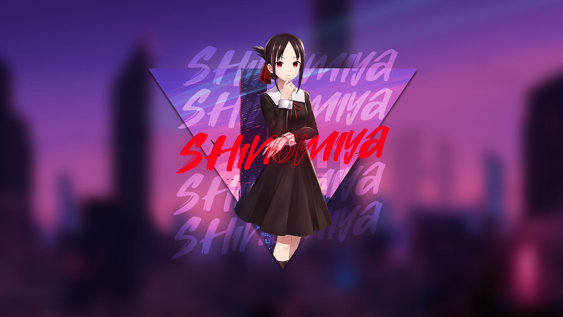 Shinomiya Kaguya, picture-in-picture, Kaguya-Sama: Love is War HD Wallpaper