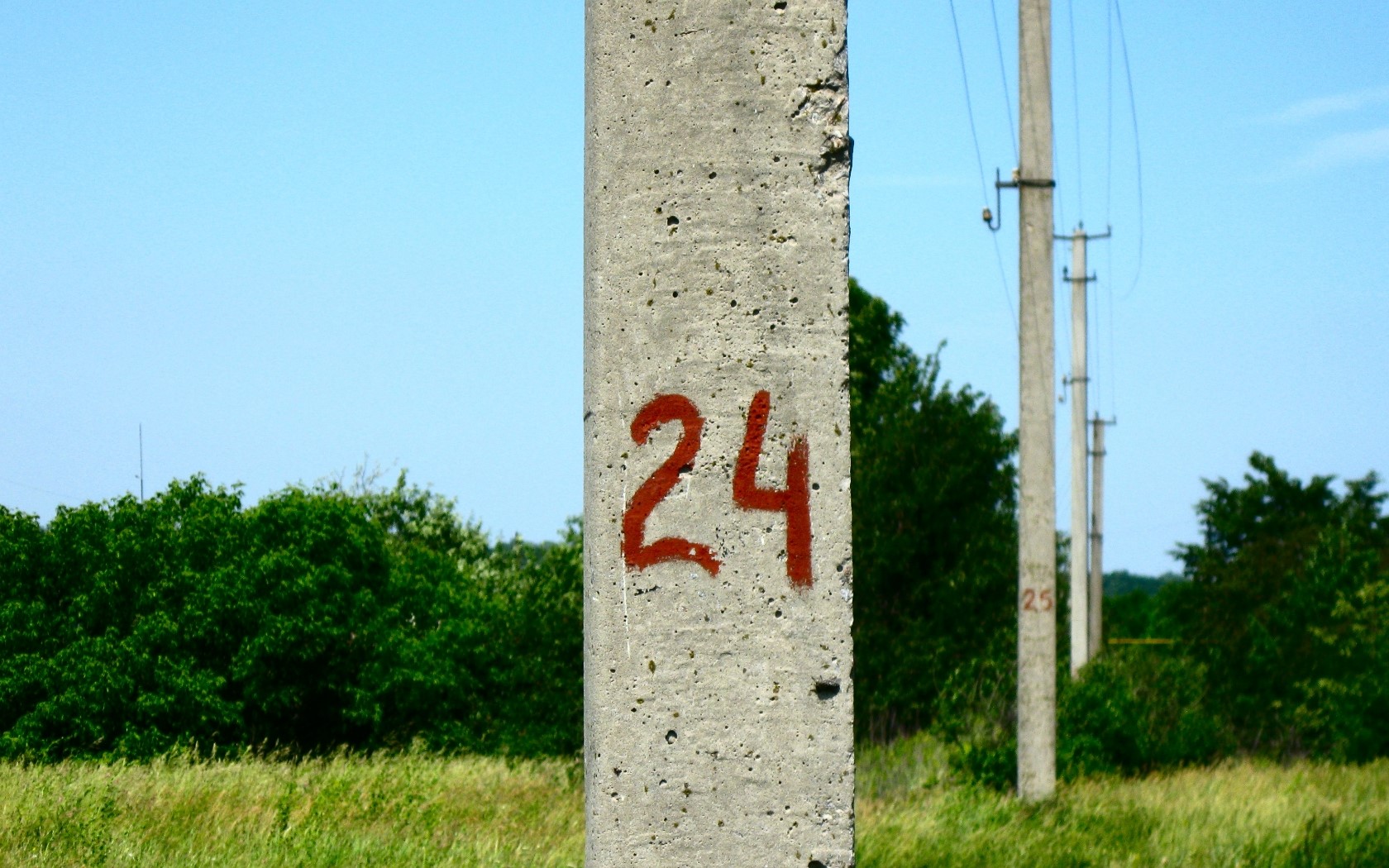 numbers, outdoors, utility pole, kalmikovka HD Wallpaper