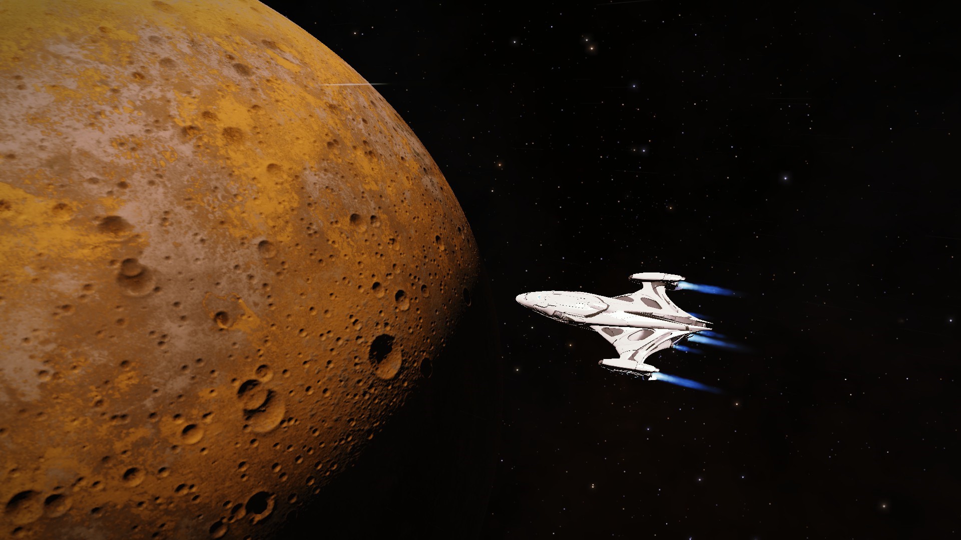 PC gaming, spaceship, space, vehicle, video game art, Elite: Dangerous HD Wallpaper