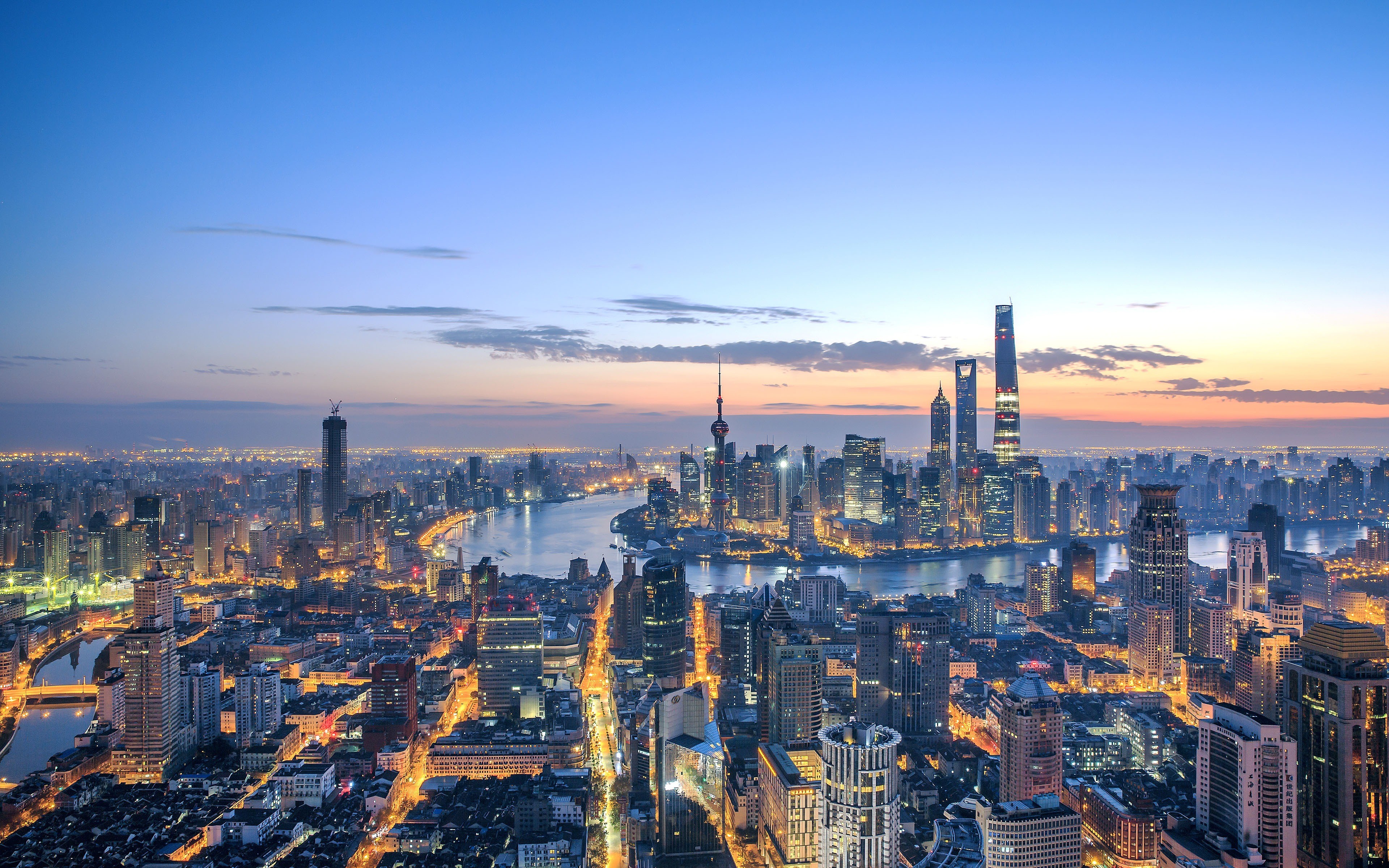 4K, Shanghai, China, Oriental Pearl TV Tower HD Wallpaper