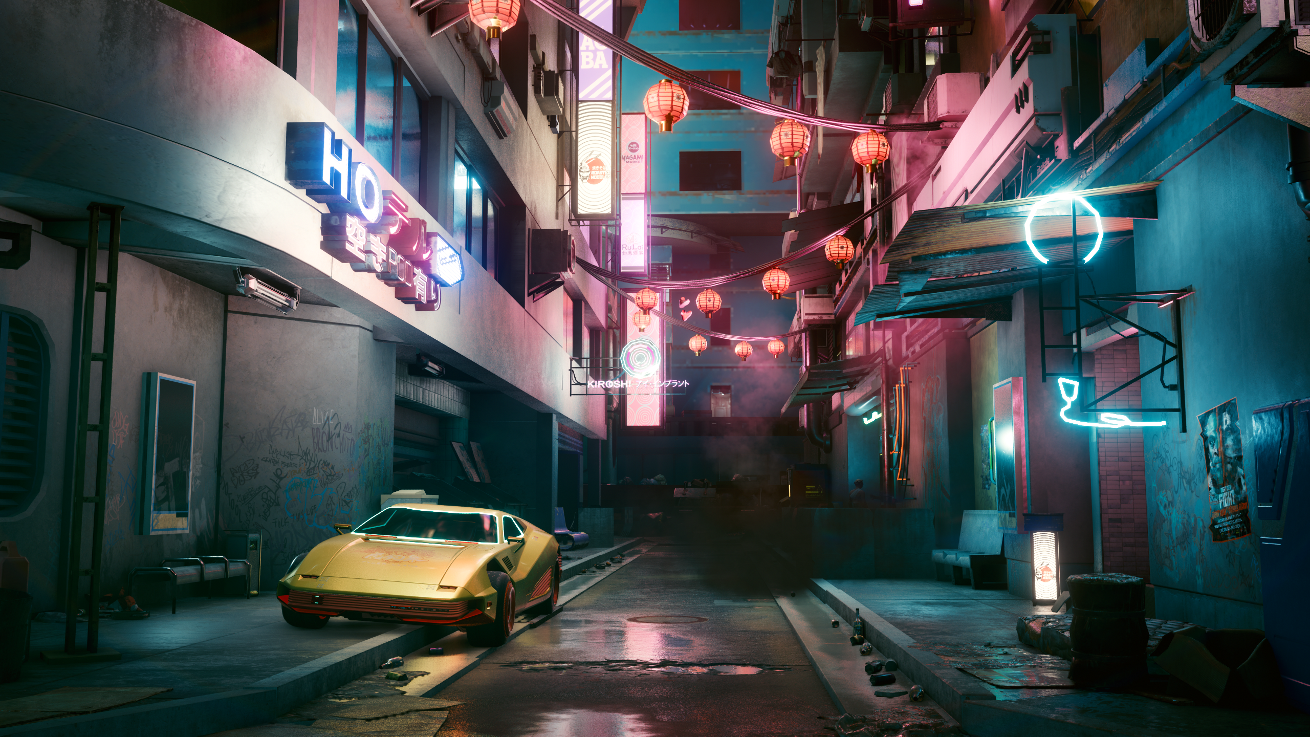 Cyberpunk 2077, cyberpunk, neon HD Wallpaper