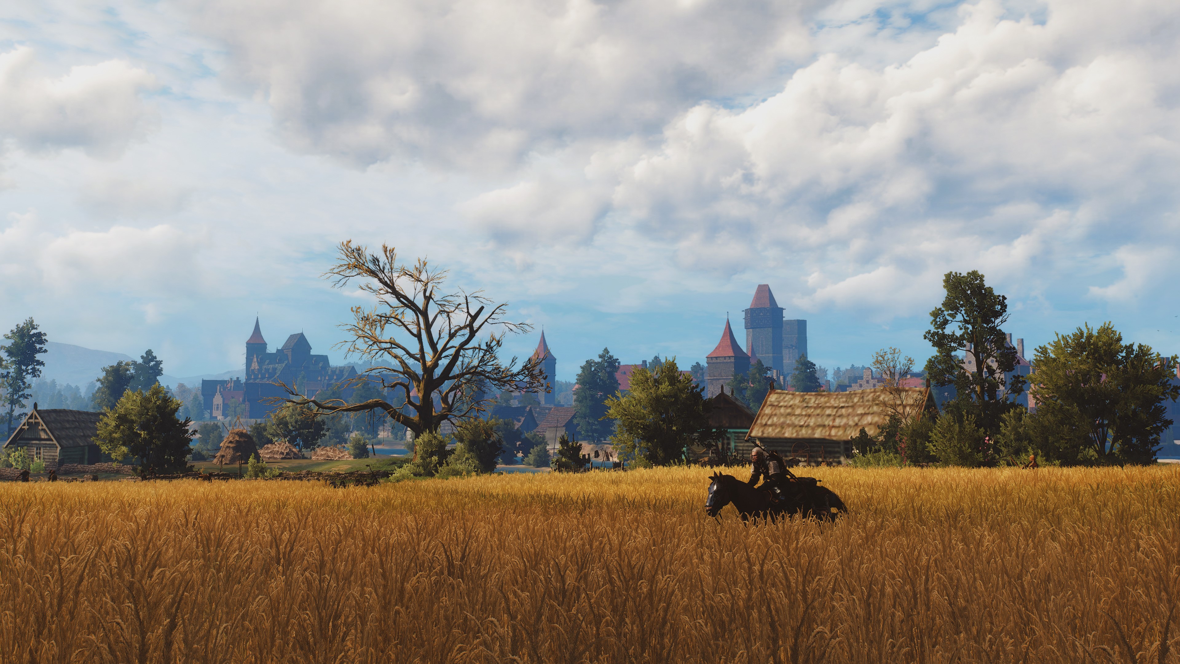 4K, The Witcher 3: Wild Hunt, Geralt of Rivia, CD Projekt RED HD Wallpaper