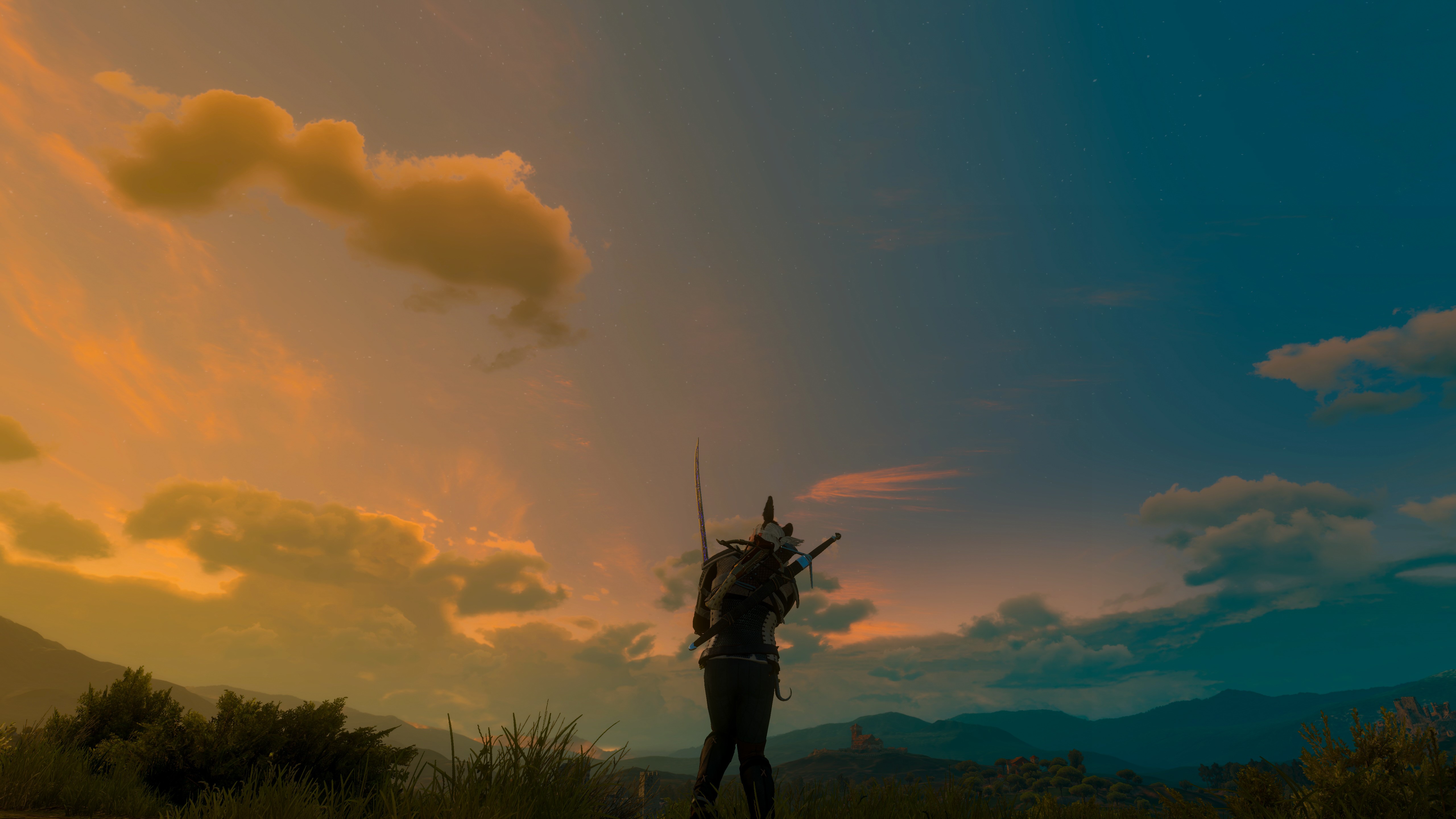 4K, screen shot, The Witcher 3: Wild Hunt, RPG, PC gaming, video games, Geralt of Rivia HD Wallpaper