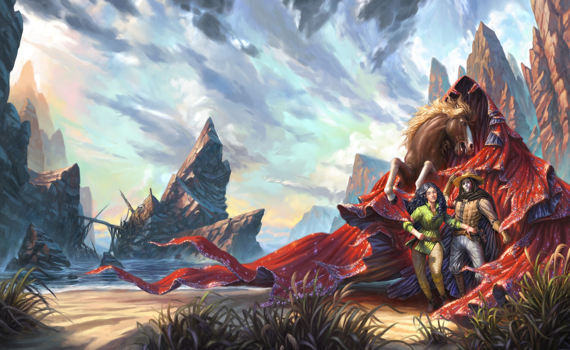 Ondřej Hrdina, landscape, fantasy art, digital art HD Wallpaper