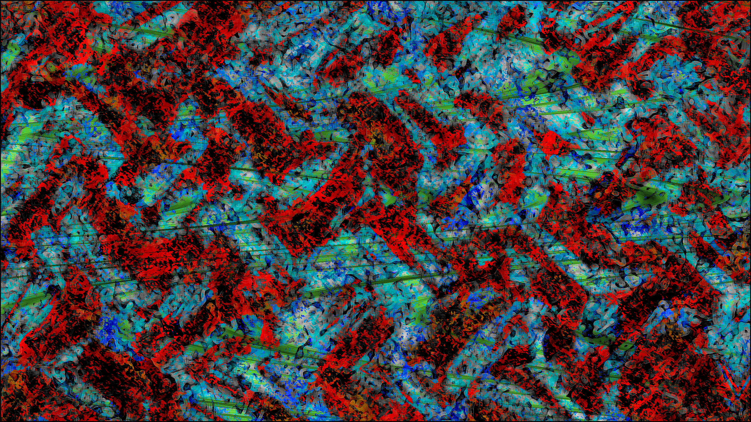 abstract, digital art, trippy, psychedelic HD Wallpaper