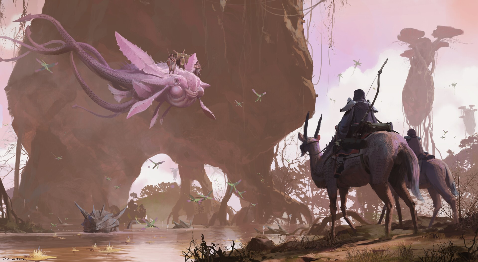 digital art, lok du, fantasy art HD Wallpaper