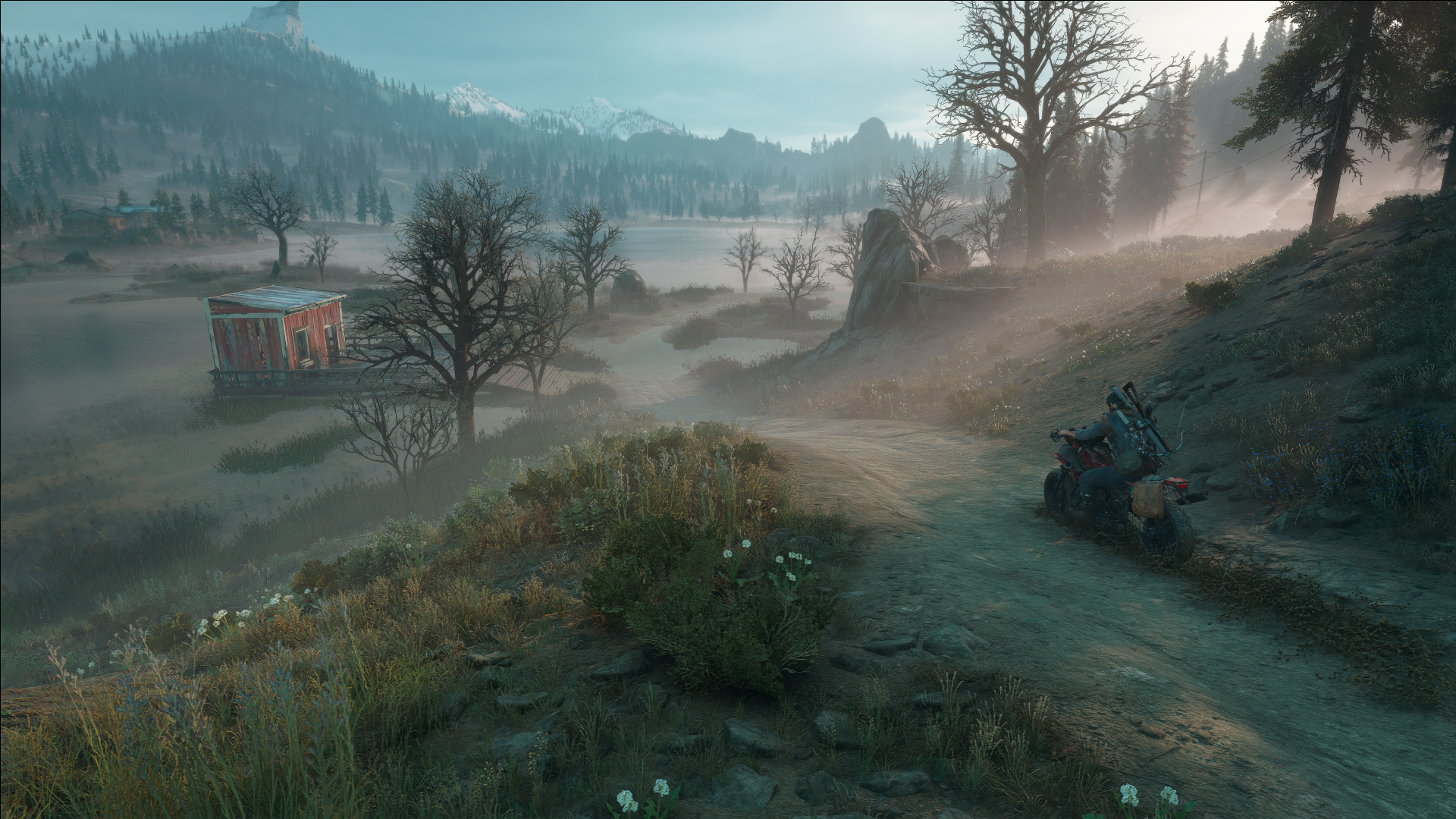 Deacon St John, Days Gone, screen shot HD Wallpaper